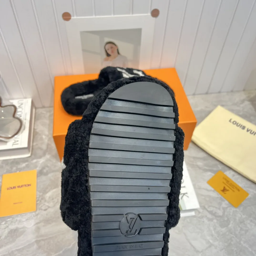 Louis Vuitton 新作ウールスリッパ ブラック - 画像 (8)