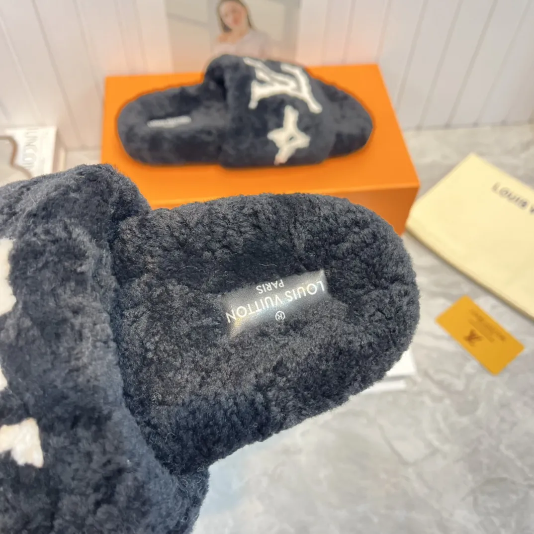 Louis Vuitton 新作ウールスリッパ ブラック - 画像 (9)