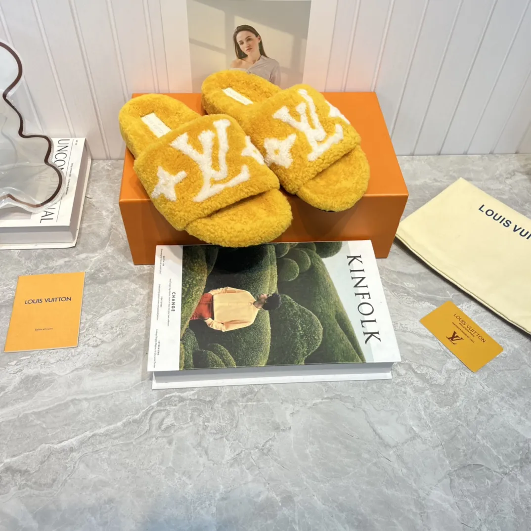 Louis Vuitton 新作ウールスリッパ イエロー - 画像 (5)