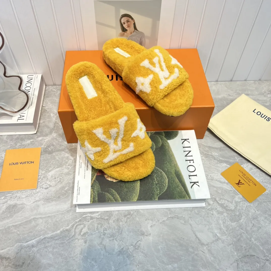 Louis Vuitton 新作ウールスリッパ イエロー - 画像 (6)