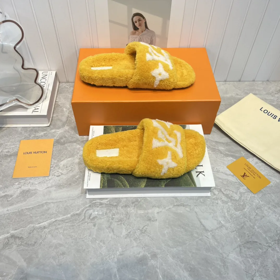 Louis Vuitton 新作ウールスリッパ イエロー - 画像 (7)