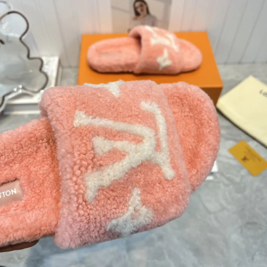 Louis Vuitton 新作ウールスリッパ ピンク クラシック - 画像 (10)