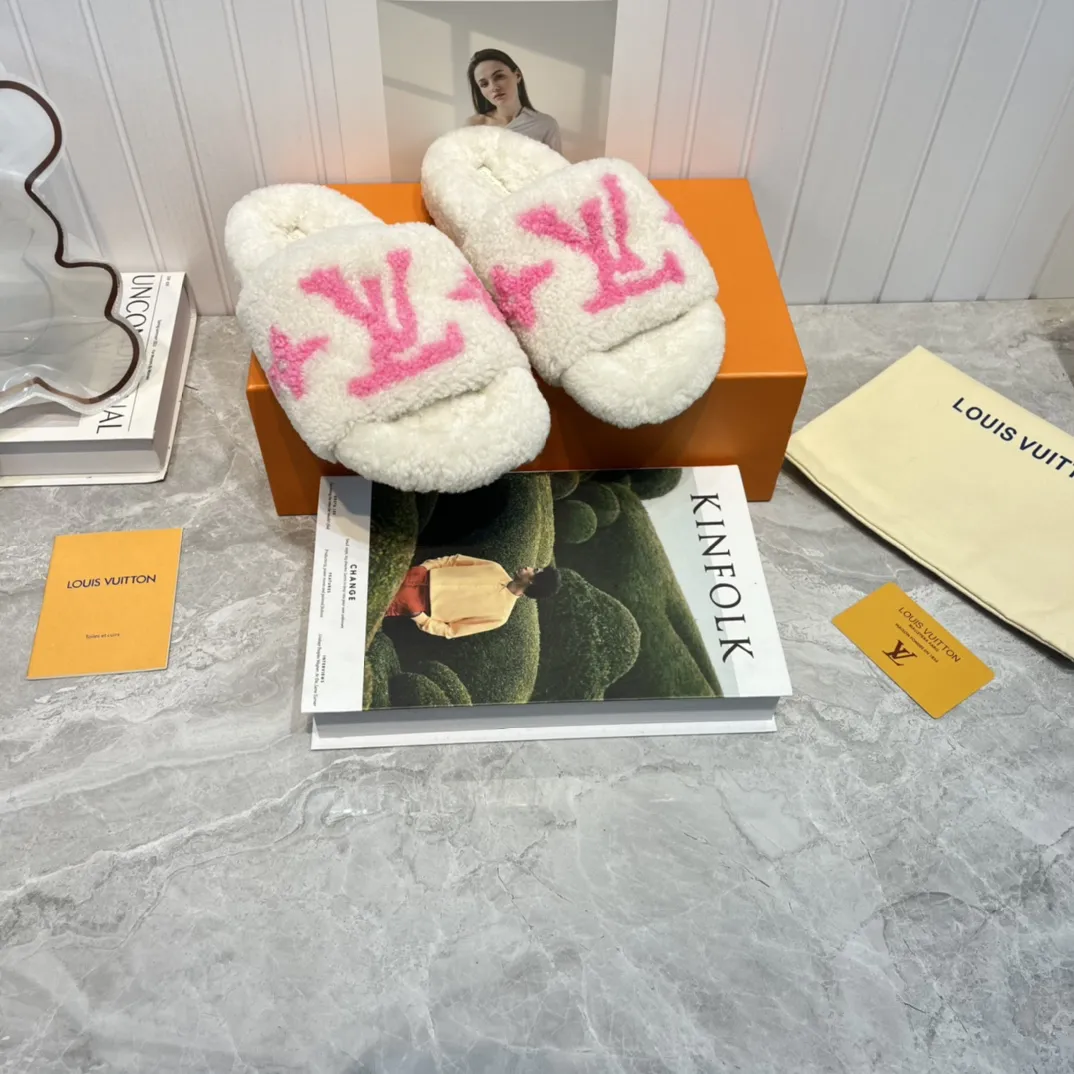 Louis Vuitton 新作ウールスリッパ ピンク - 画像 (5)
