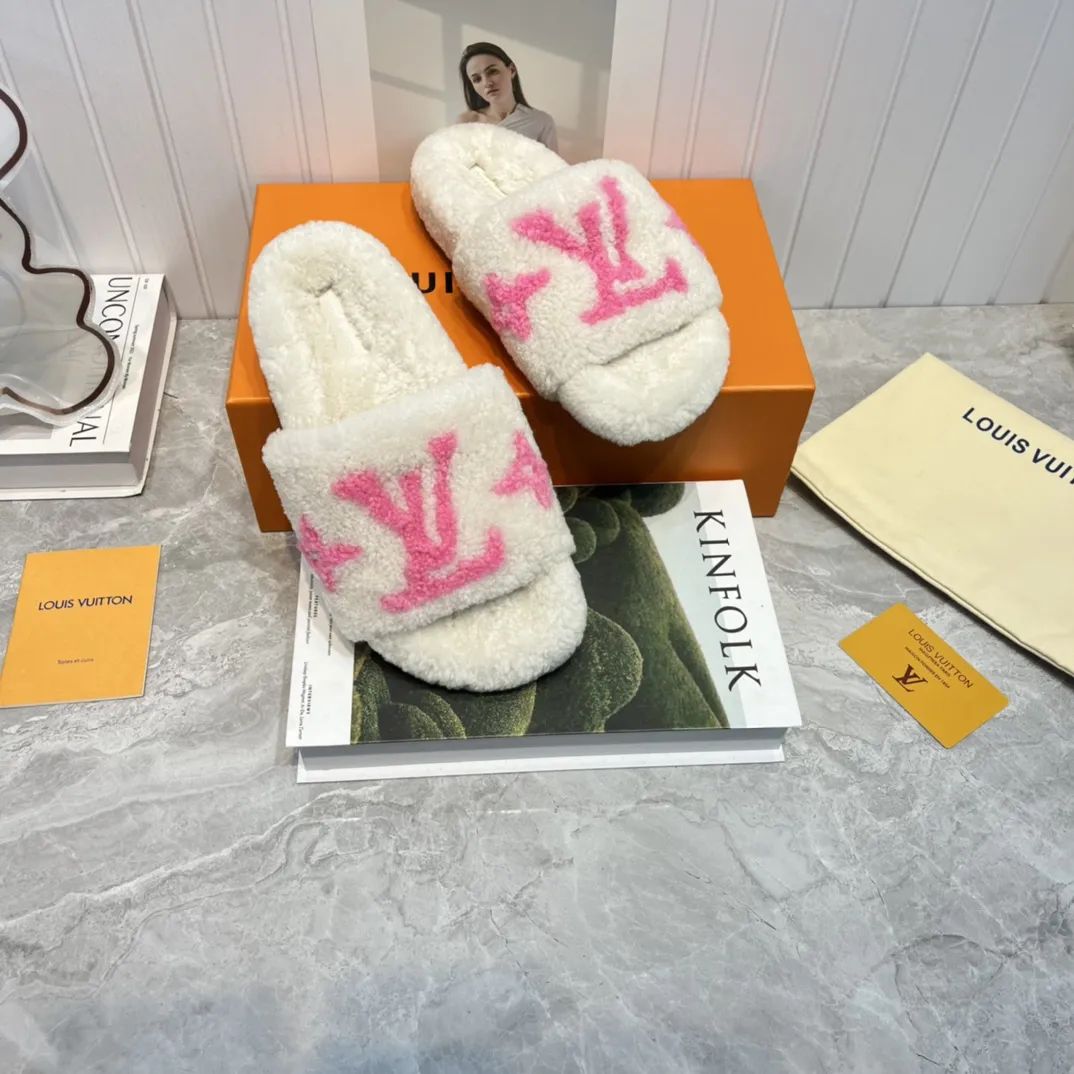 Louis Vuitton 新作ウールスリッパ ピンク - 画像 (6)