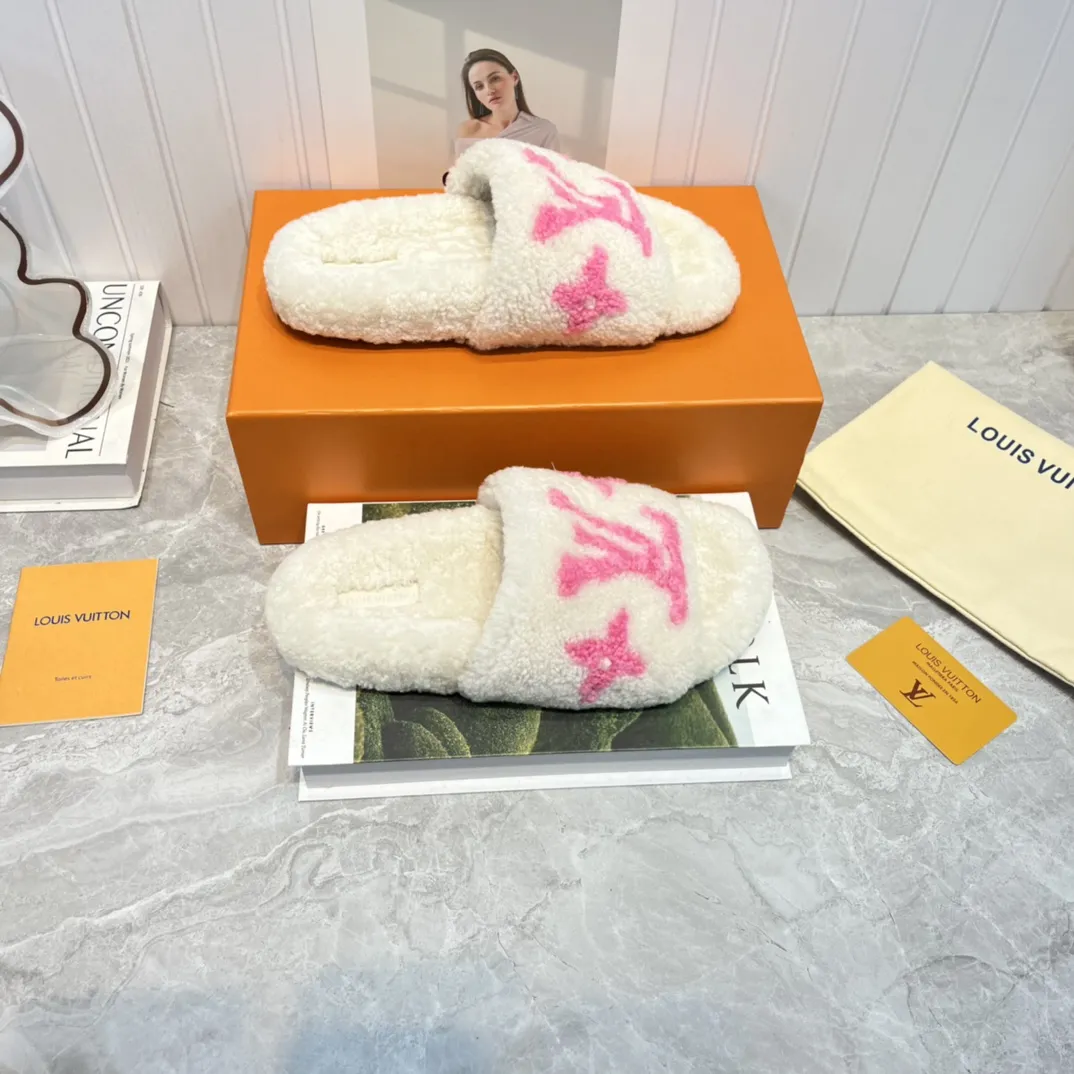Louis Vuitton 新作ウールスリッパ ピンク - 画像 (7)