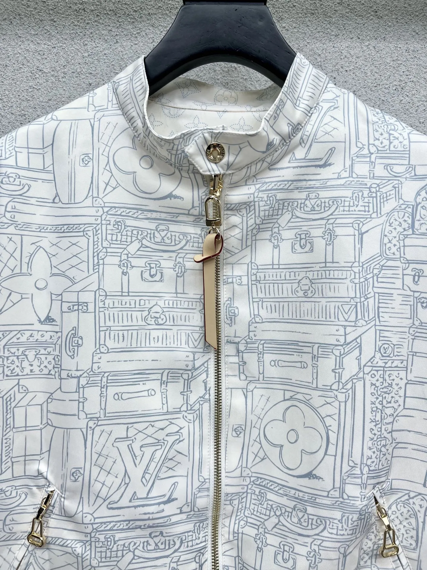 L家新作黒印刷両面ジャケットSML - 画像 (3)