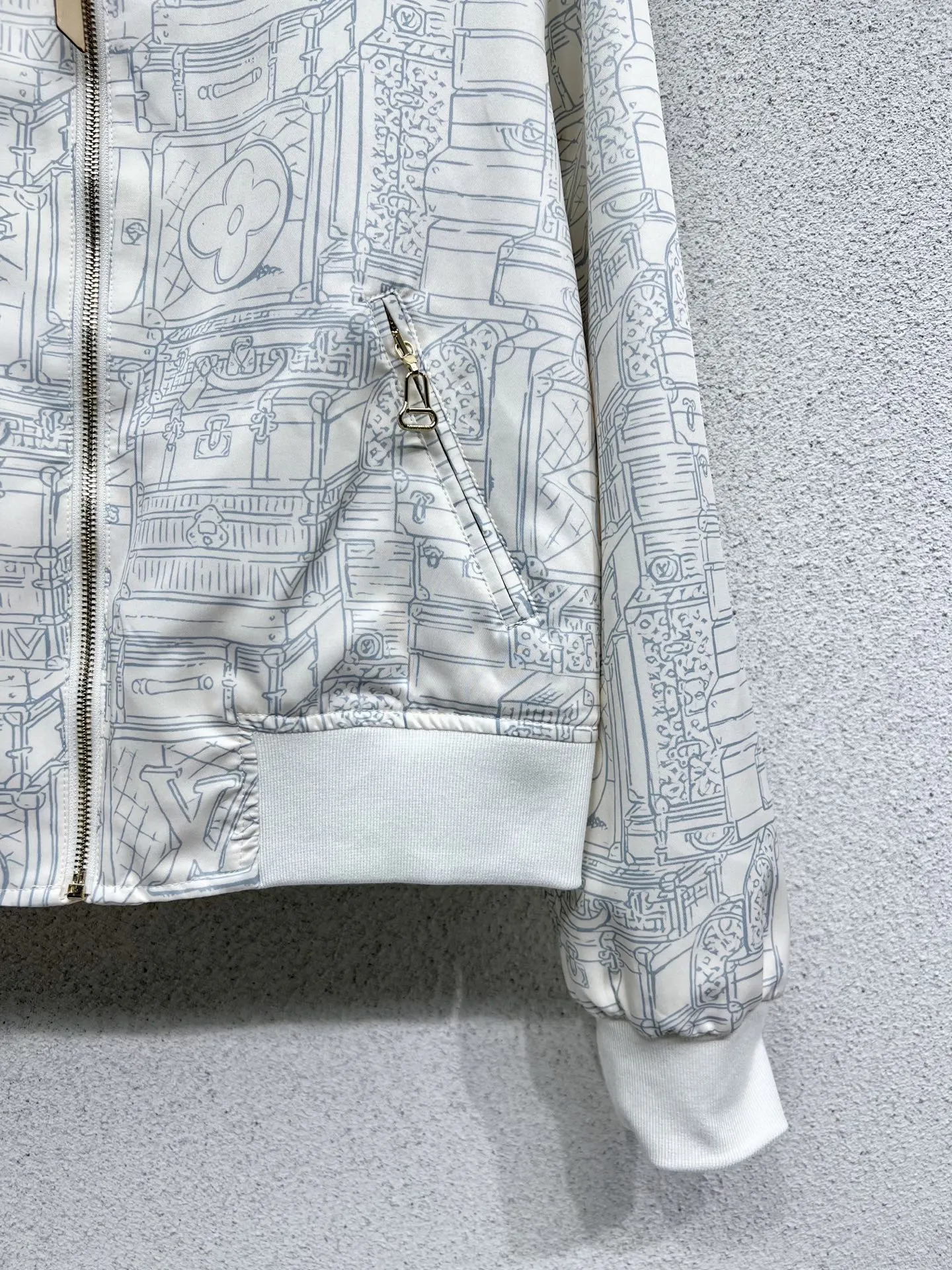 L家新作黒印刷両面ジャケットSML - 画像 (4)