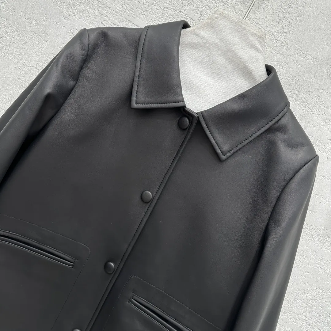CELINE新作黒レザージャケットS-XL - 画像 (3)