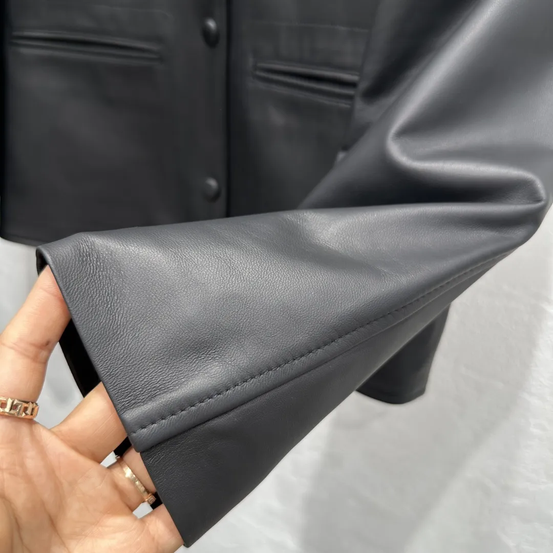 CELINE新作黒レザージャケットS-XL - 画像 (6)