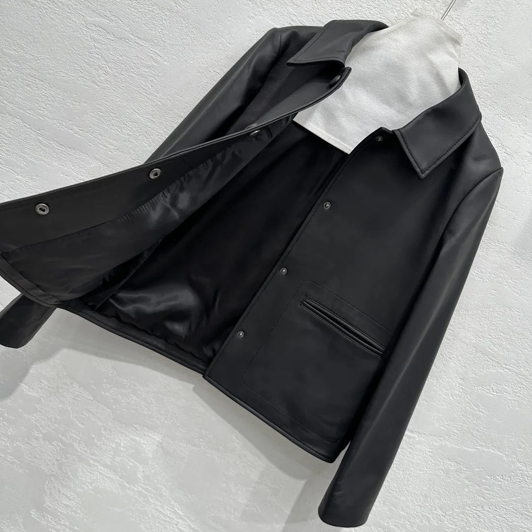 CELINE新作黒レザージャケットS-XL - 画像 (9)