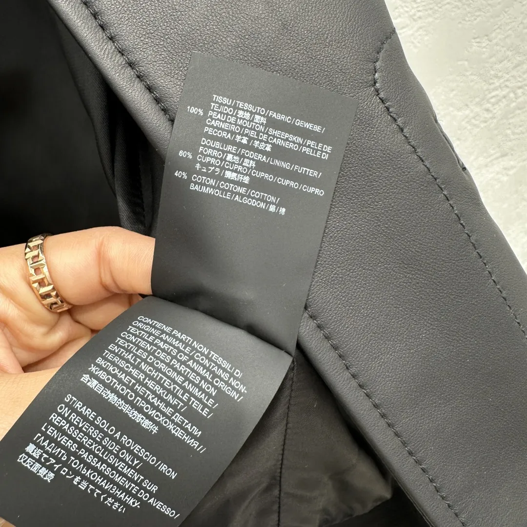 CELINE新作黒レザージャケットS-XL - 画像 (10)