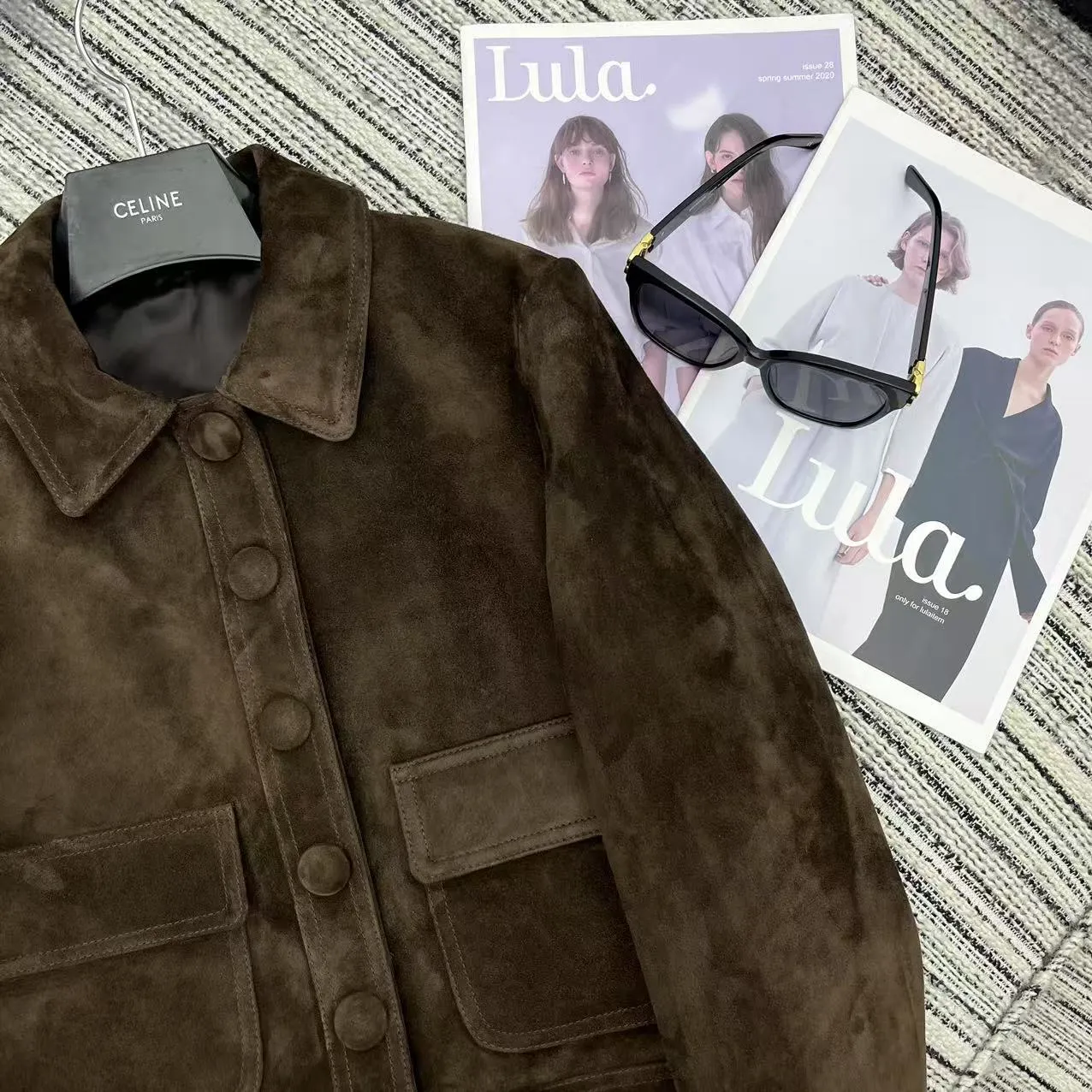 CELINE新作黒翻領レザージャケット - 画像 (5)