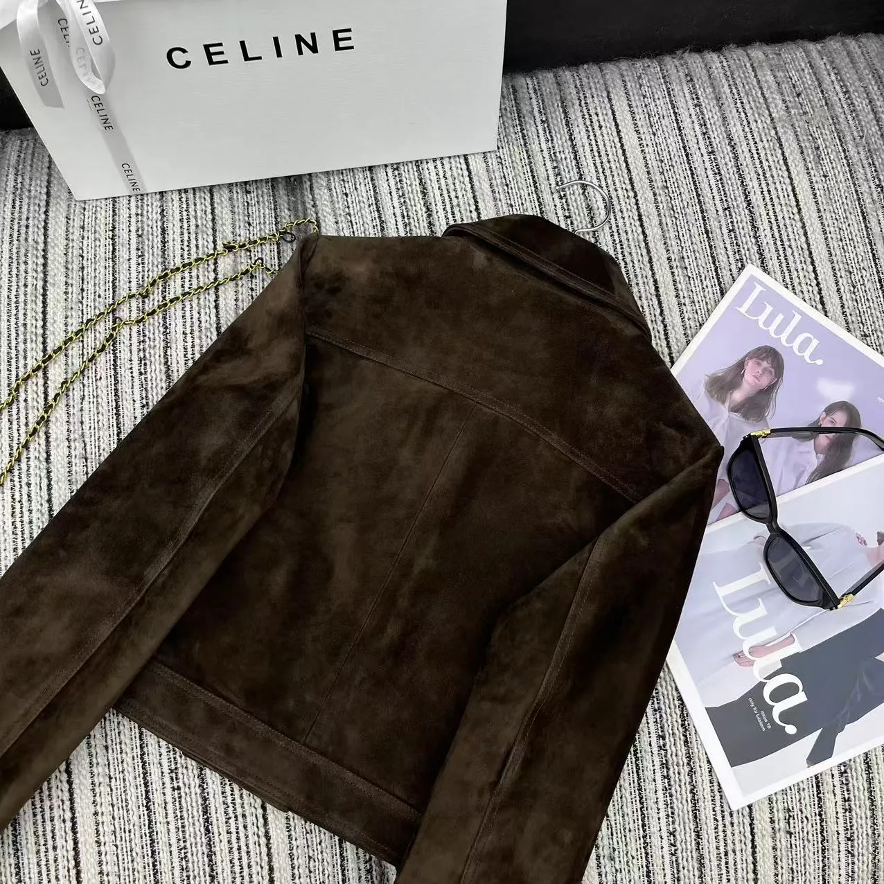 CELINE新作黒翻領レザージャケット - 画像 (9)