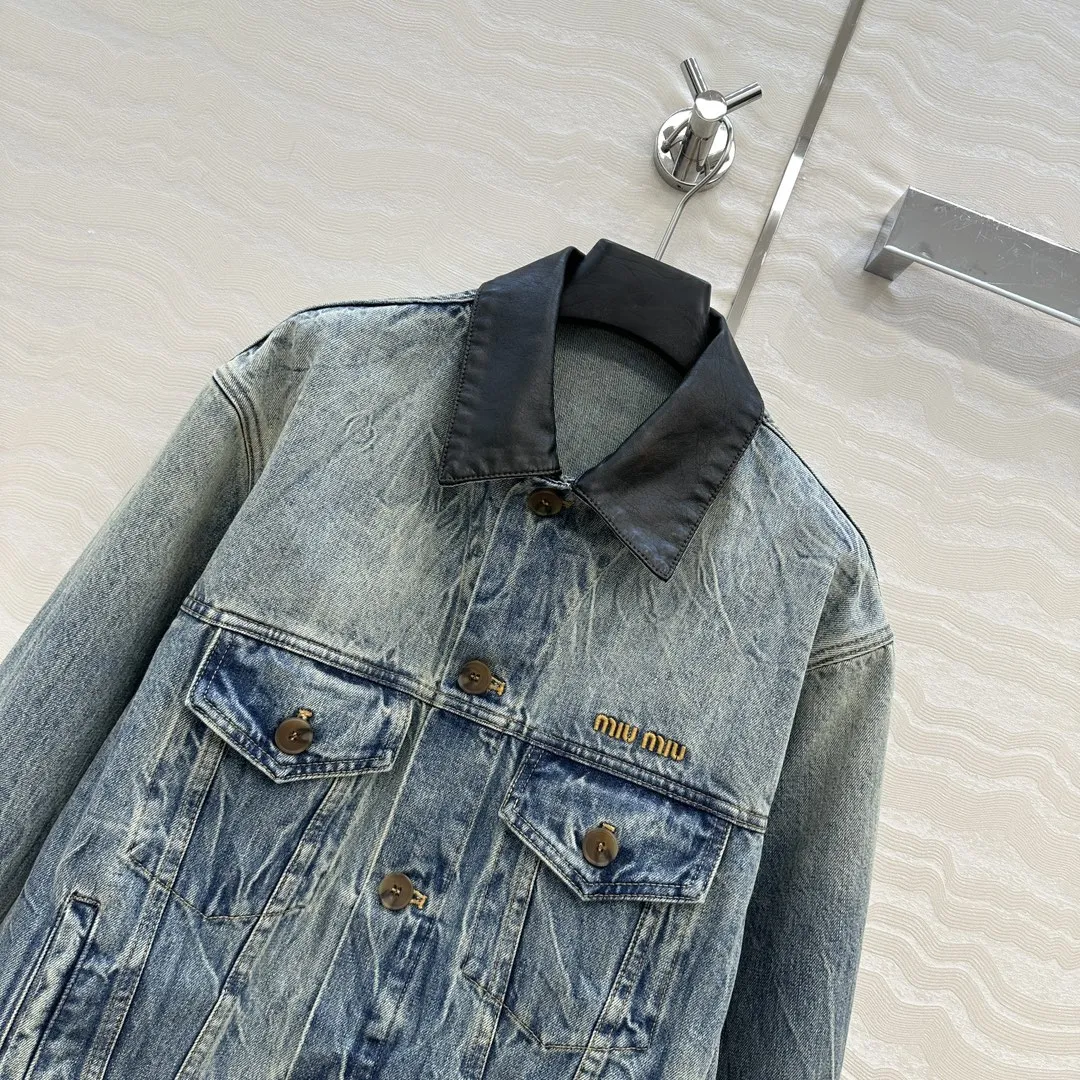 Miu Miu新作黒デニムジャケットラペル - 画像 (3)