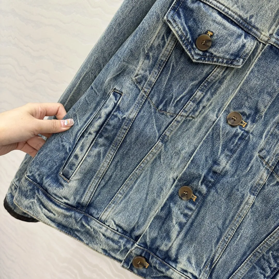 Miu Miu新作黒デニムジャケットラペル - 画像 (7)