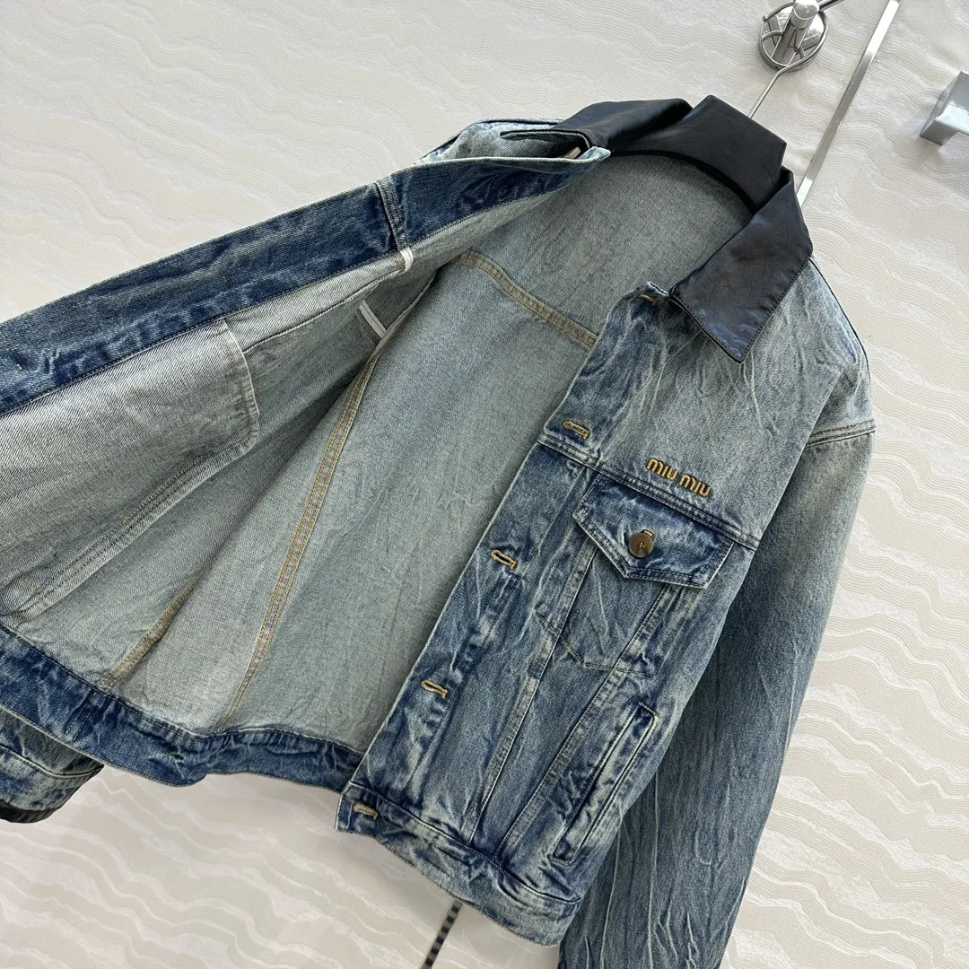 Miu Miu新作黒デニムジャケットラペル - 画像 (9)