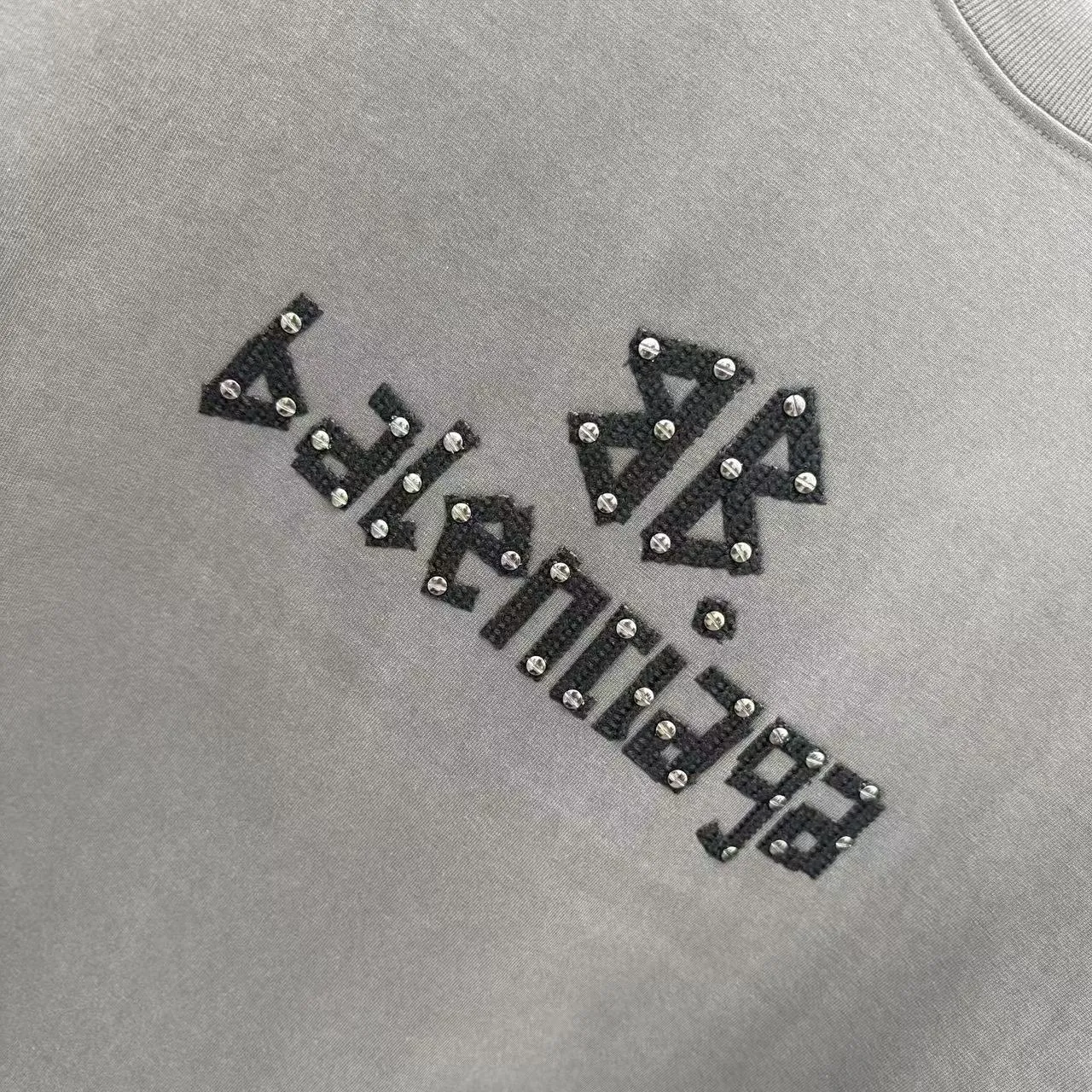 Balenciaga パリシャネルTシャツ黒色新作2025 - 画像 (7)
