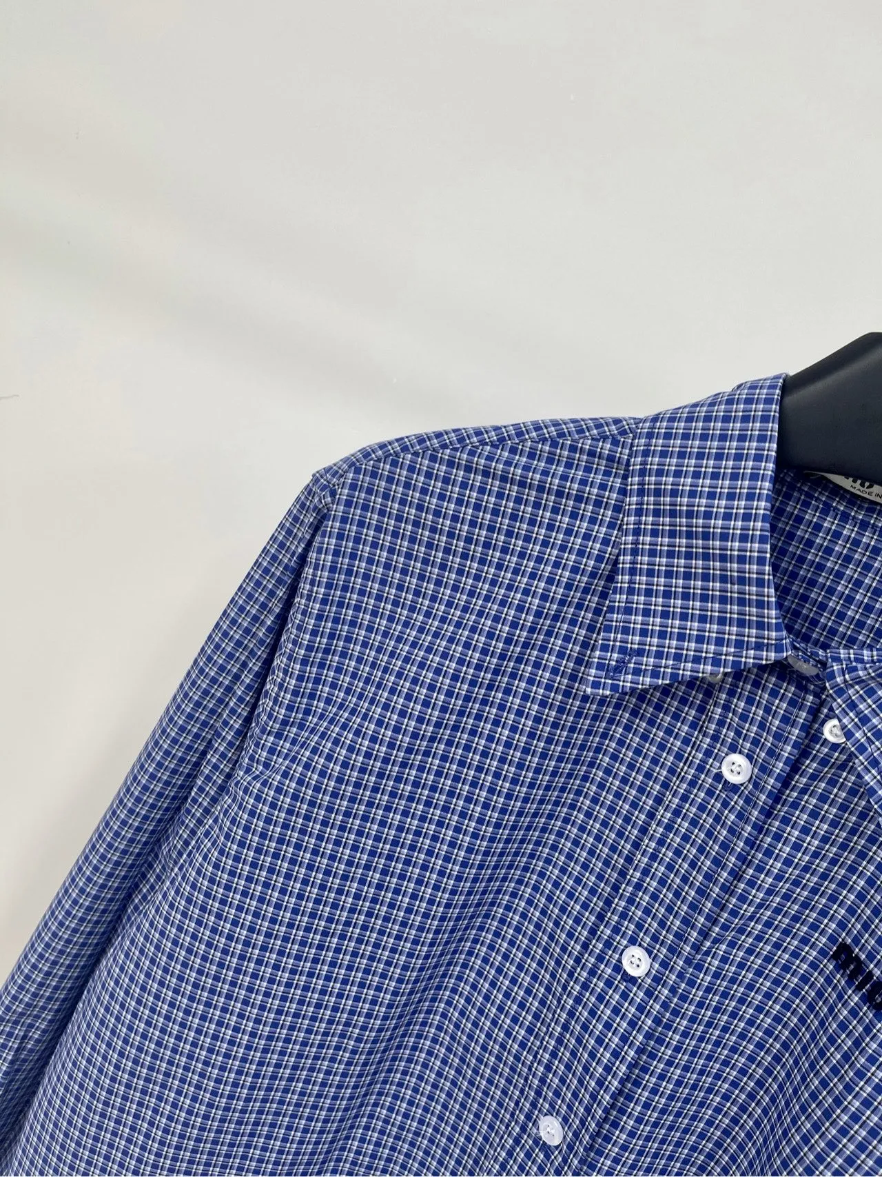 MACKINTOSH フィルソフィ ブルーチェック スタンダードシャツ - 画像 (4)