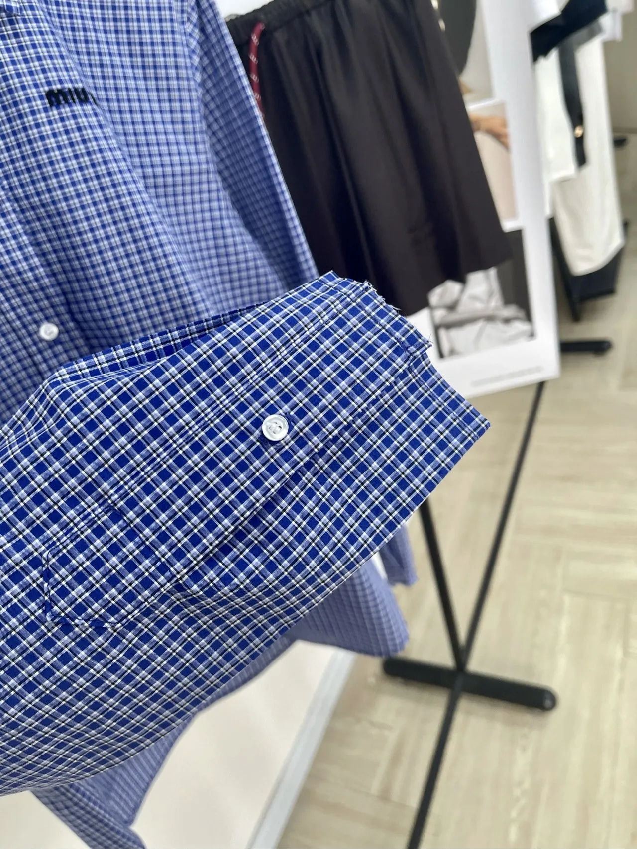 MACKINTOSH フィルソフィ ブルーチェック スタンダードシャツ - 画像 (7)