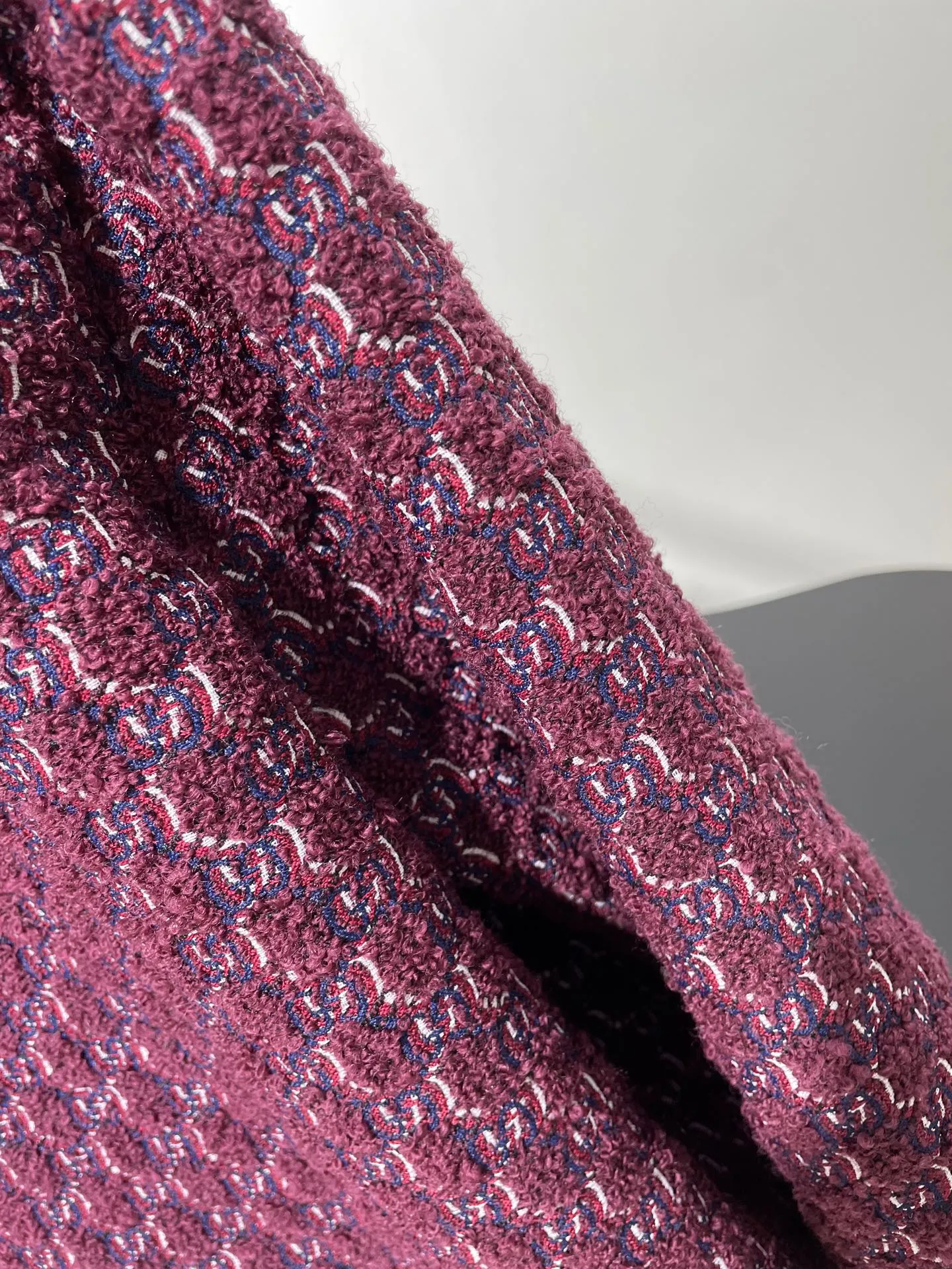 Gucci新作ノットベルベットウールジャケットアンゴラレッド - 画像 (10)