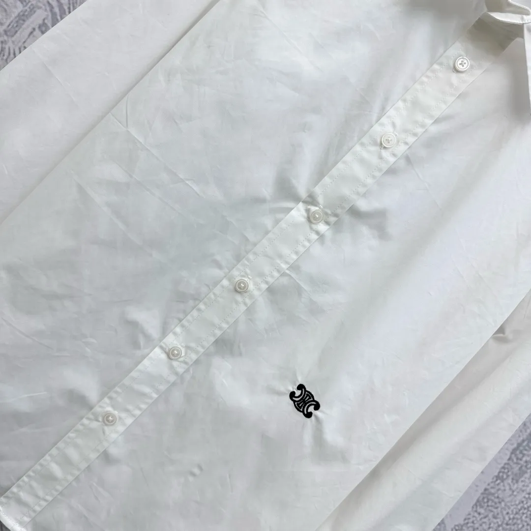 CELINE新作白リバーシブルカラーシャツ - 画像 (6)