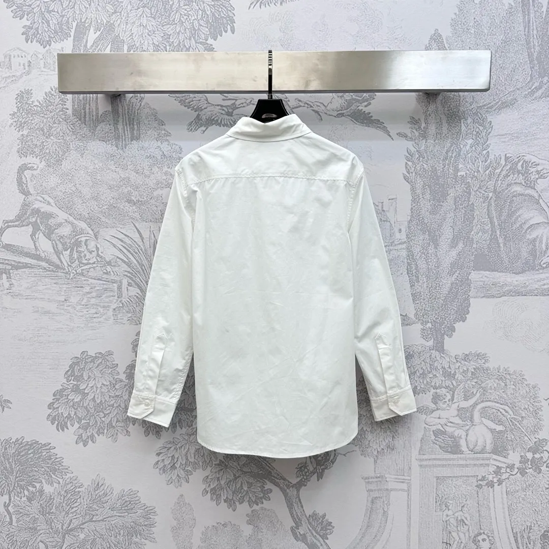 CELINE新作白リバーシブルカラーシャツ - 画像 (8)