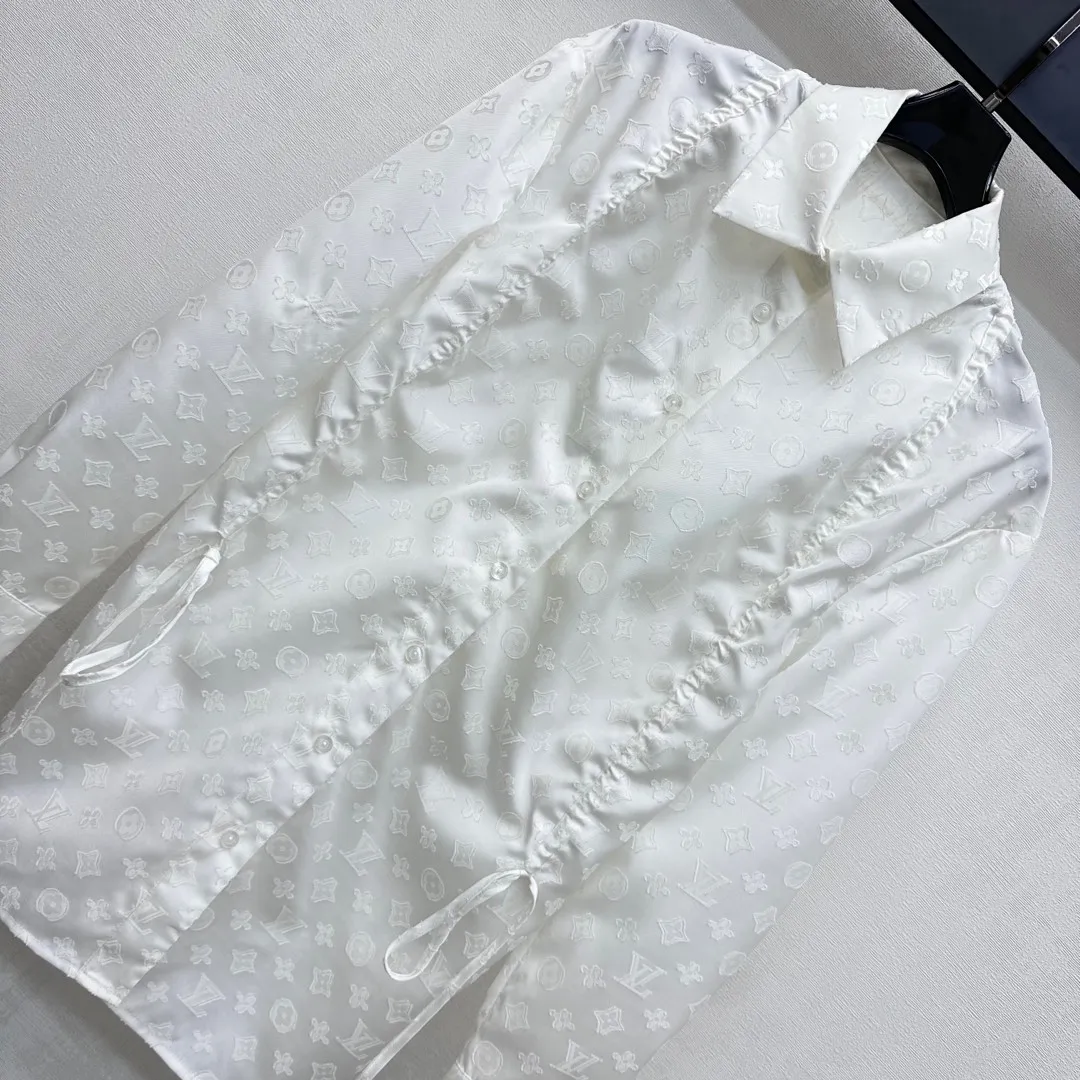 Louis Vuitton新作白ジャカードリバーシブルカラーシャツ - 画像 (3)