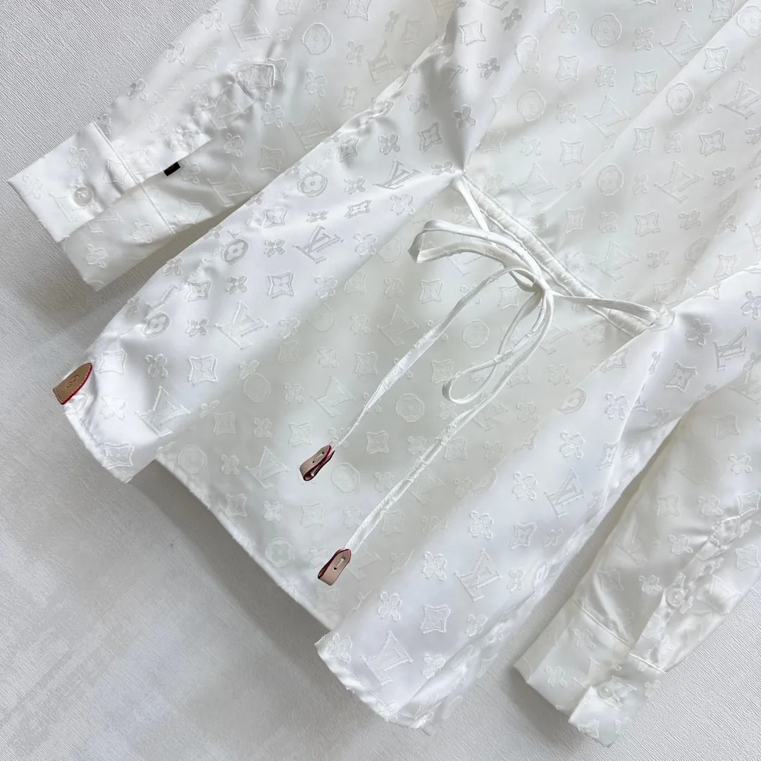 Louis Vuitton新作白ジャカードリバーシブルカラーシャツ - 画像 (8)