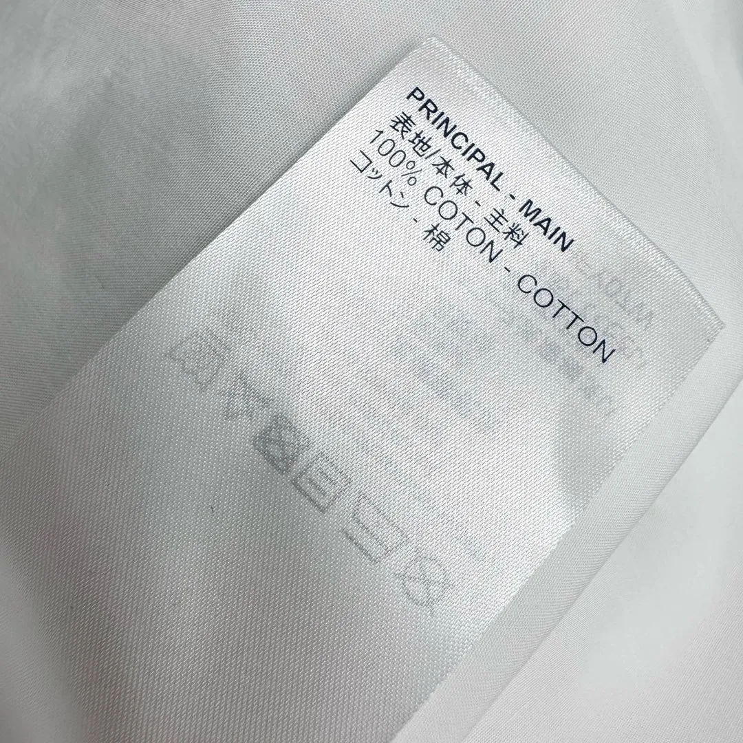 Louis Vuitton シルク長袖シャツ 白 - 画像 (10)