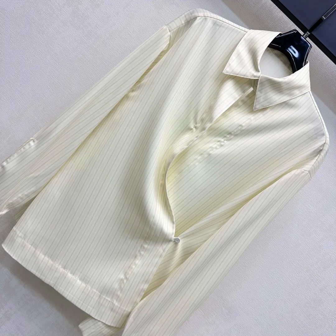 Fendi新作青ストライプシャツリバーシブルカラー - 画像 (3)