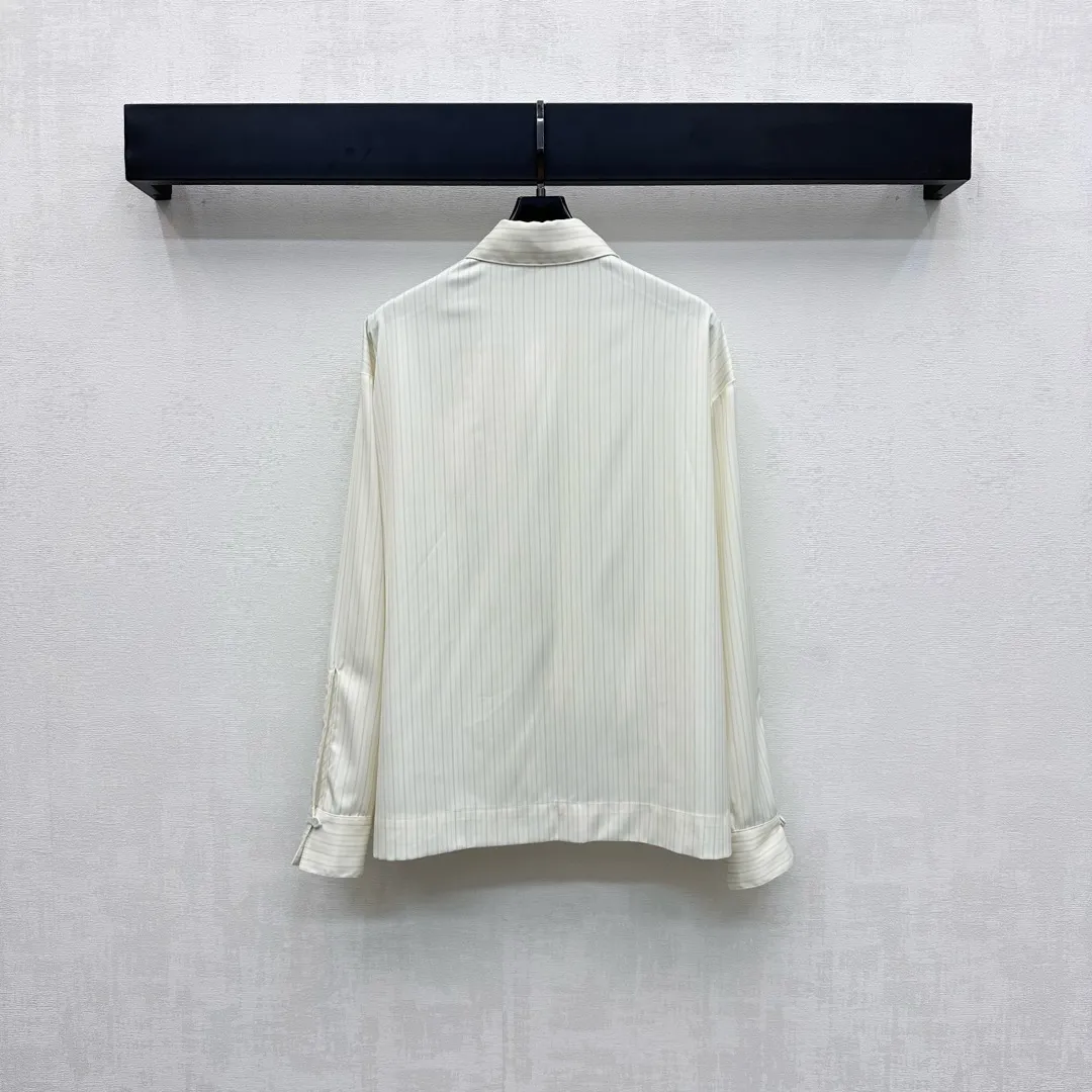 Fendi新作青ストライプシャツリバーシブルカラー - 画像 (8)