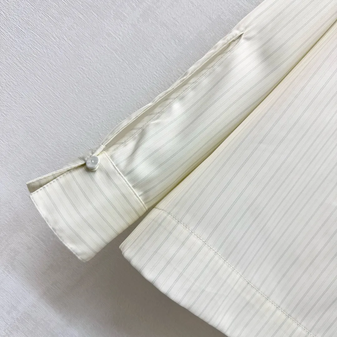 Fendi新作青ストライプシャツリバーシブルカラー - 画像 (9)