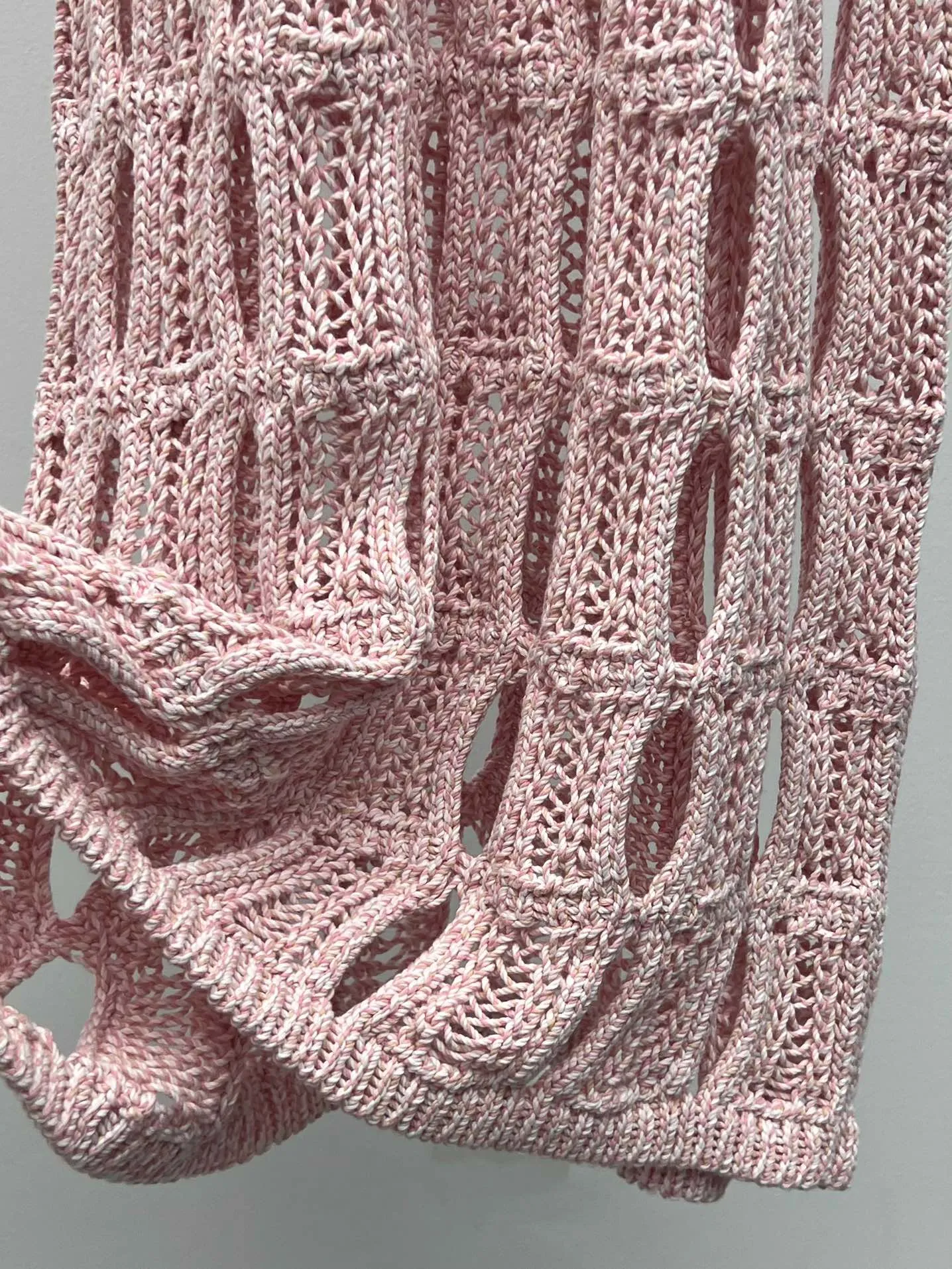 Chanel ピンク蝶結装飾レースドレス - 画像 (6)