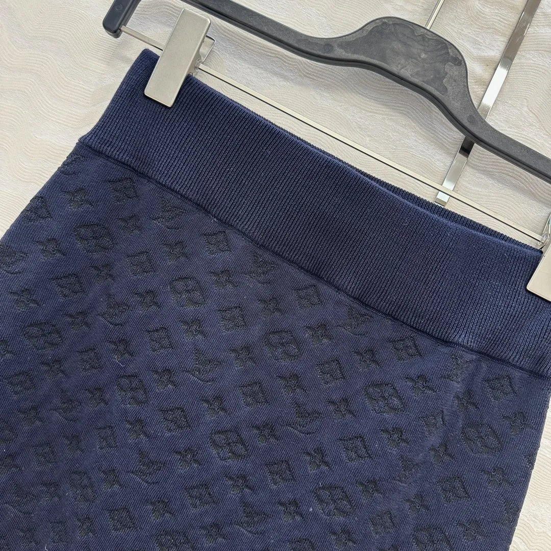 Louis Vuitton 25s春夏バケーション新商品ニットスカートネイビーMONOGRAM - 画像 (6)