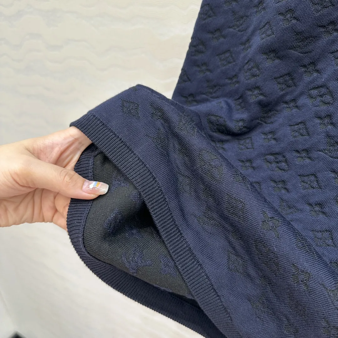 Louis Vuitton 25s春夏バケーション新商品ニットスカートネイビーMONOGRAM - 画像 (8)