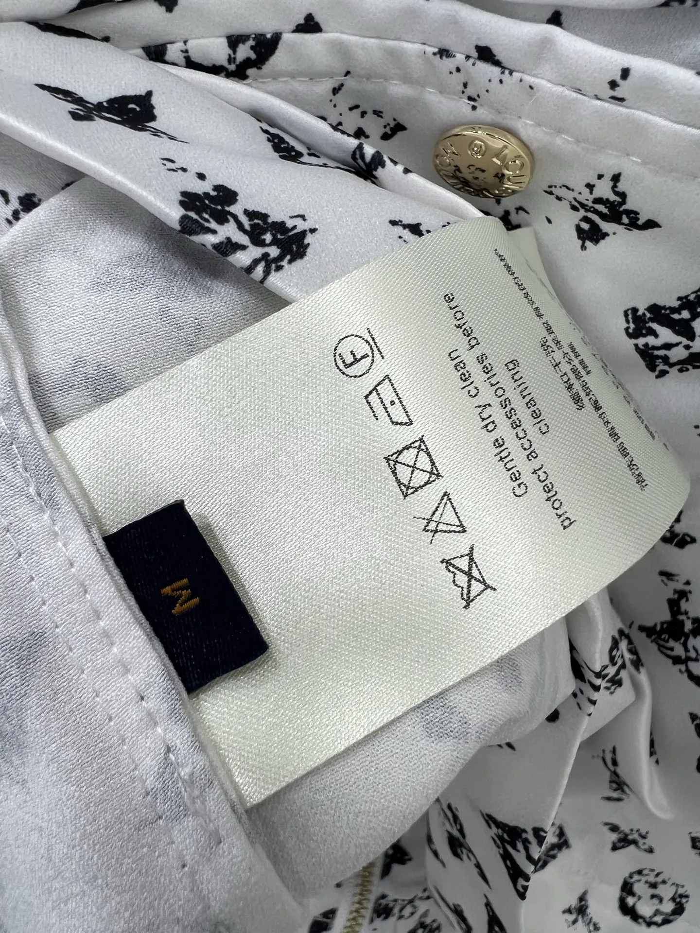 Louis Vuitton 白黒プリントベストドレス - 画像 (7)