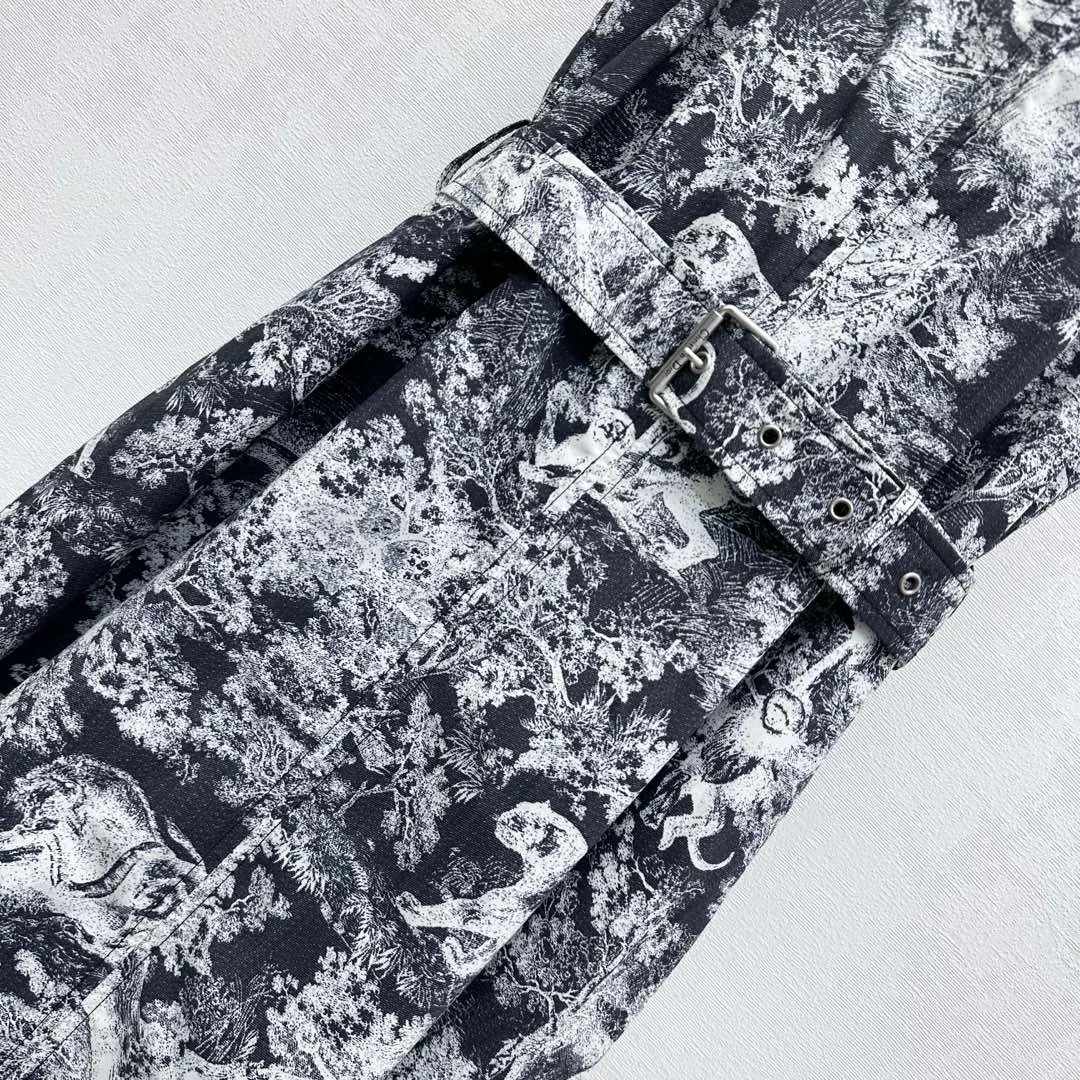 Dior 2025 黒のプリントタンクトップ ワンピース - 画像 (5)