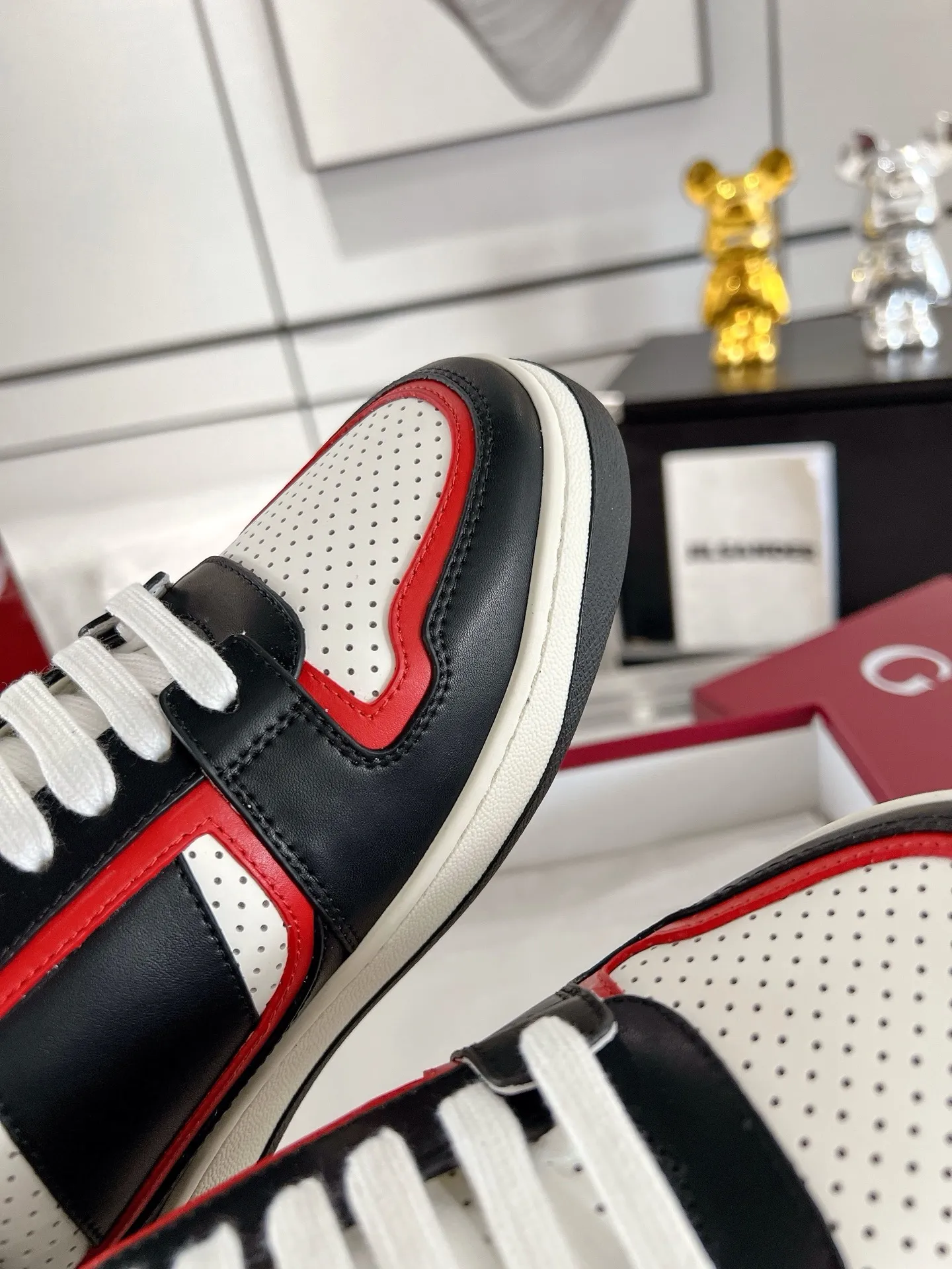 Gucci ホワイト カップル スニーカー クラシックスタイル - 画像 (9)