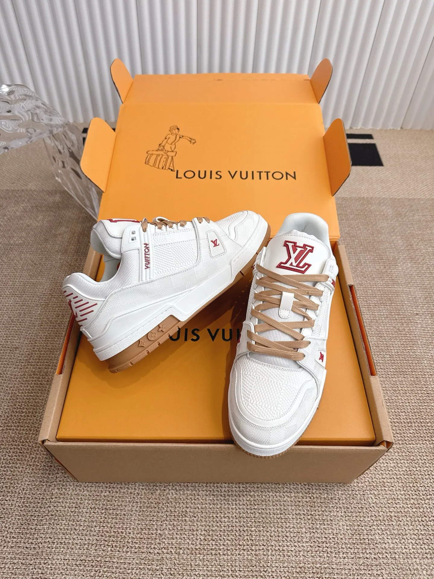 LOUIS VUITTON 白 Trainer スニーカー - 画像 (6)