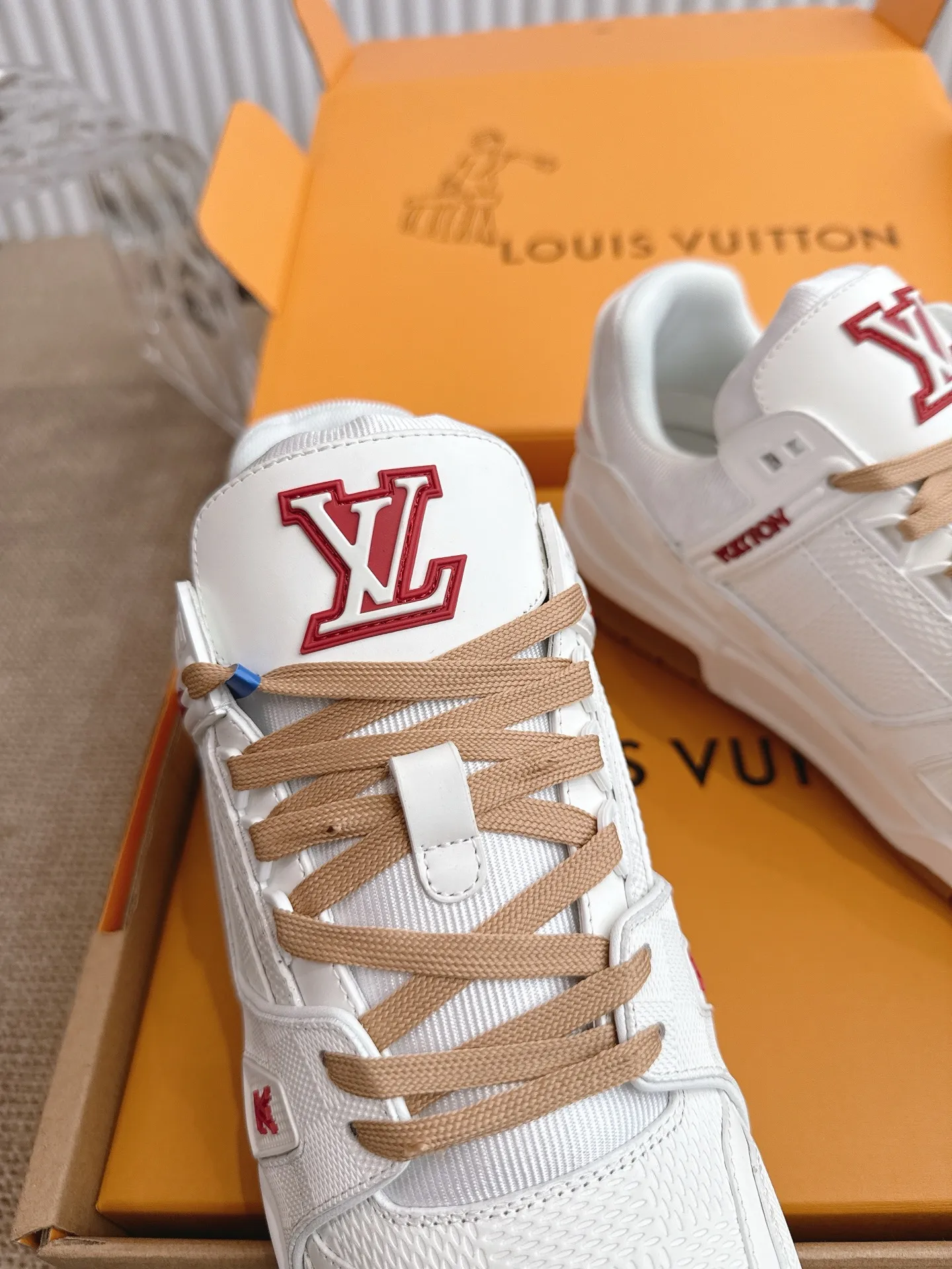 LOUIS VUITTON 白 Trainer スニーカー - 画像 (7)