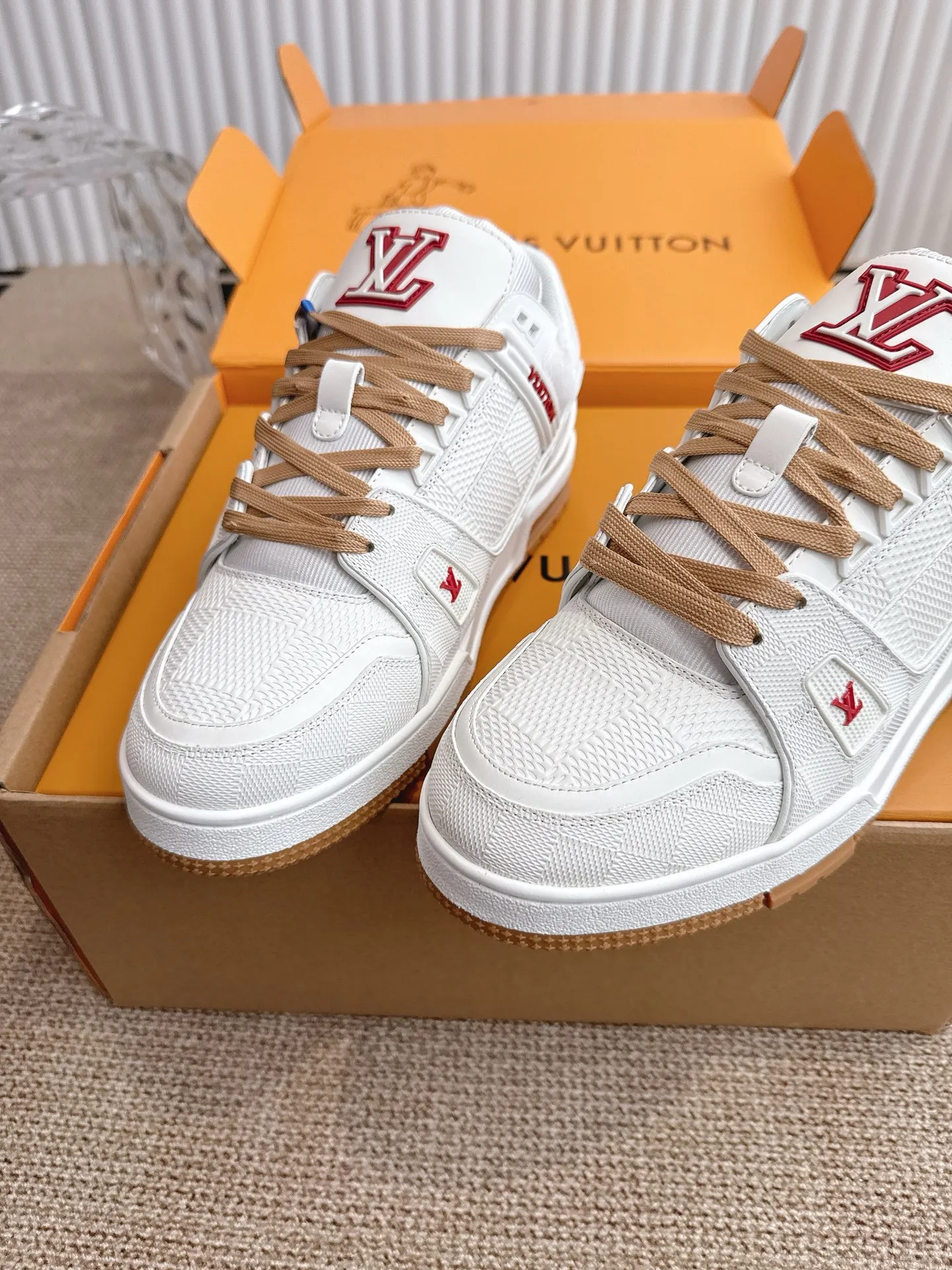 LOUIS VUITTON 白 Trainer スニーカー - 画像 (8)