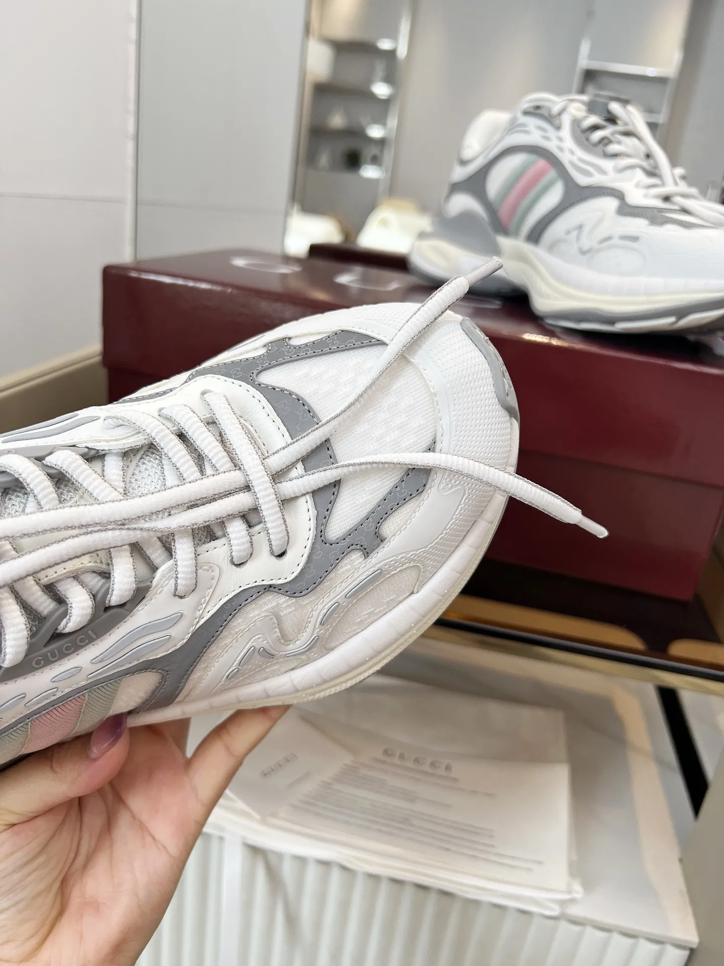 Gucci 2.0スニーカー ホワイト カラーブロック - 画像 (7)