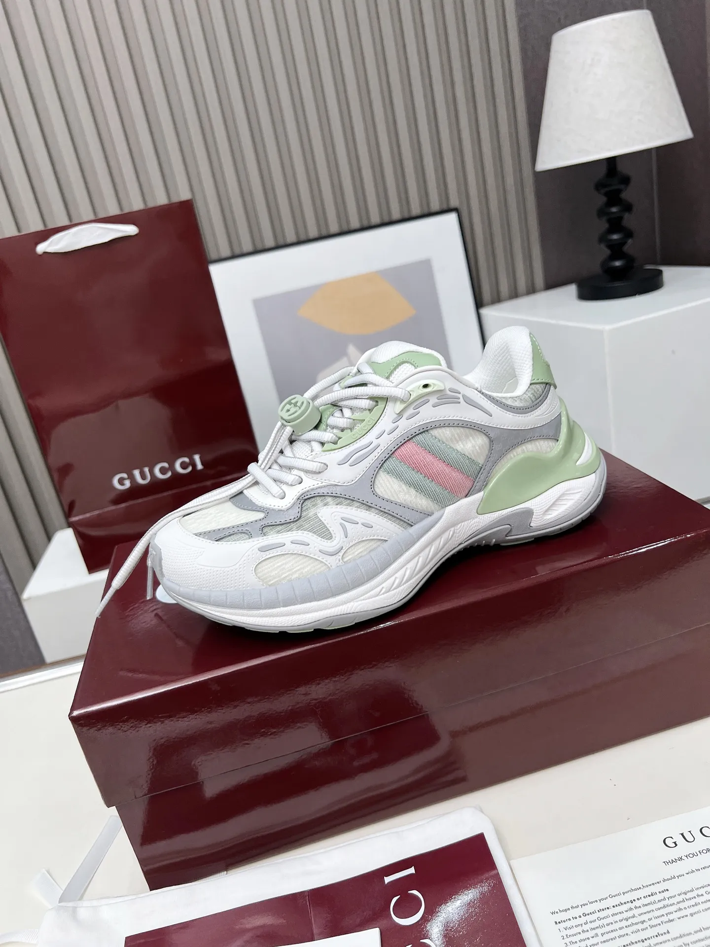 Gucci 2.0スニーカー ホワイト カモフラージュ - 画像 (9)