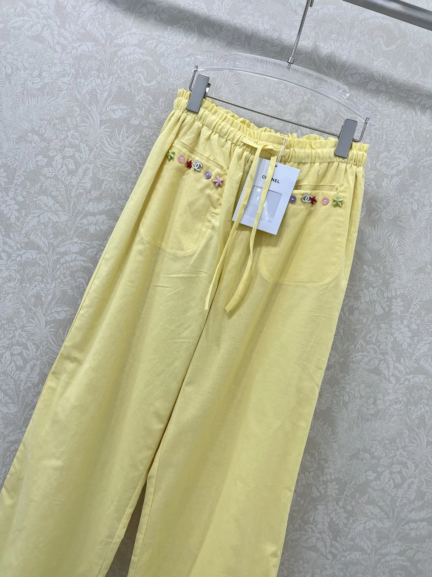 Chanel イエロー小香25新款ワイドパンツ - 画像 (6)