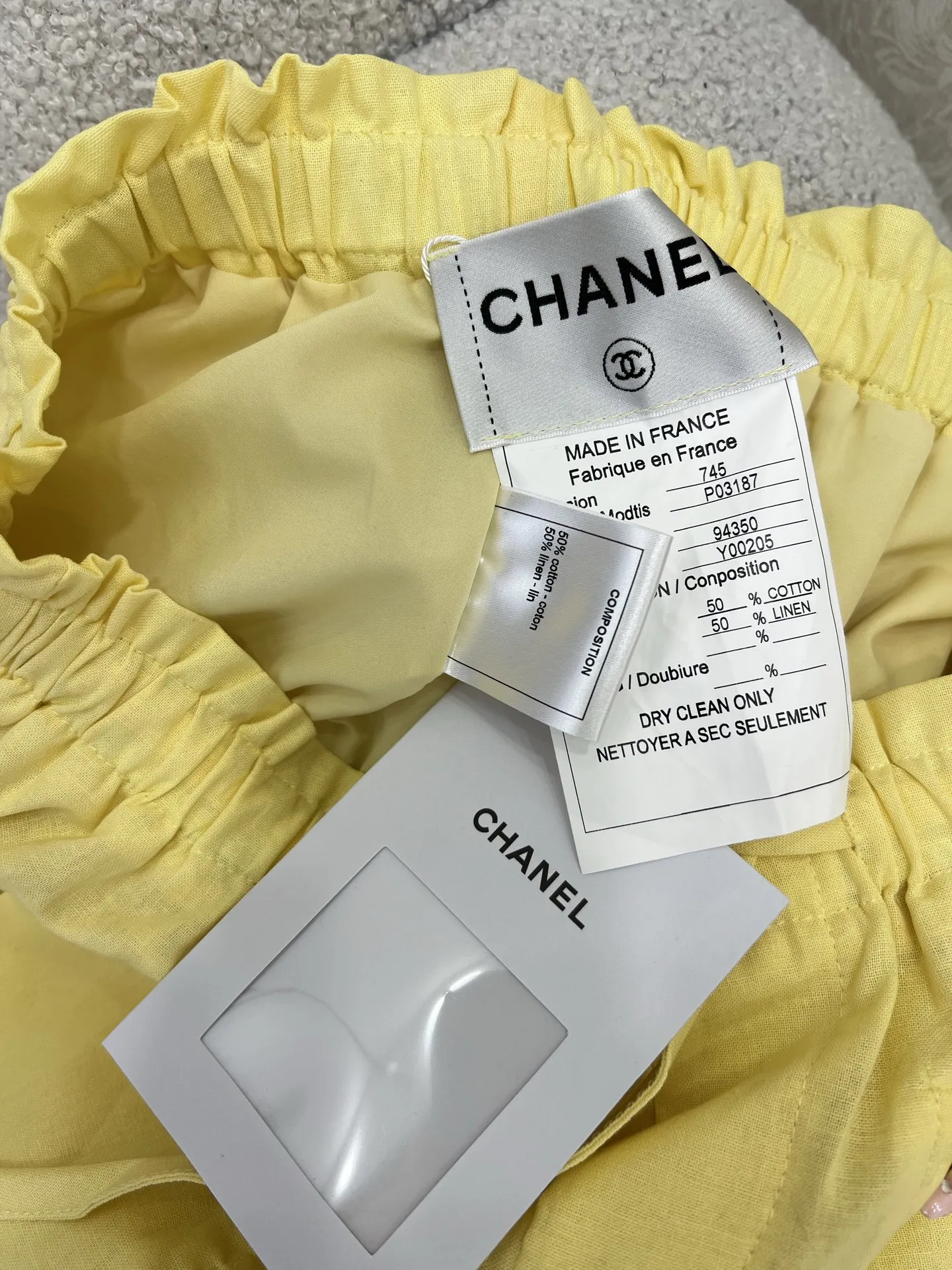 Chanel イエロー小香25新款ワイドパンツ - 画像 (8)