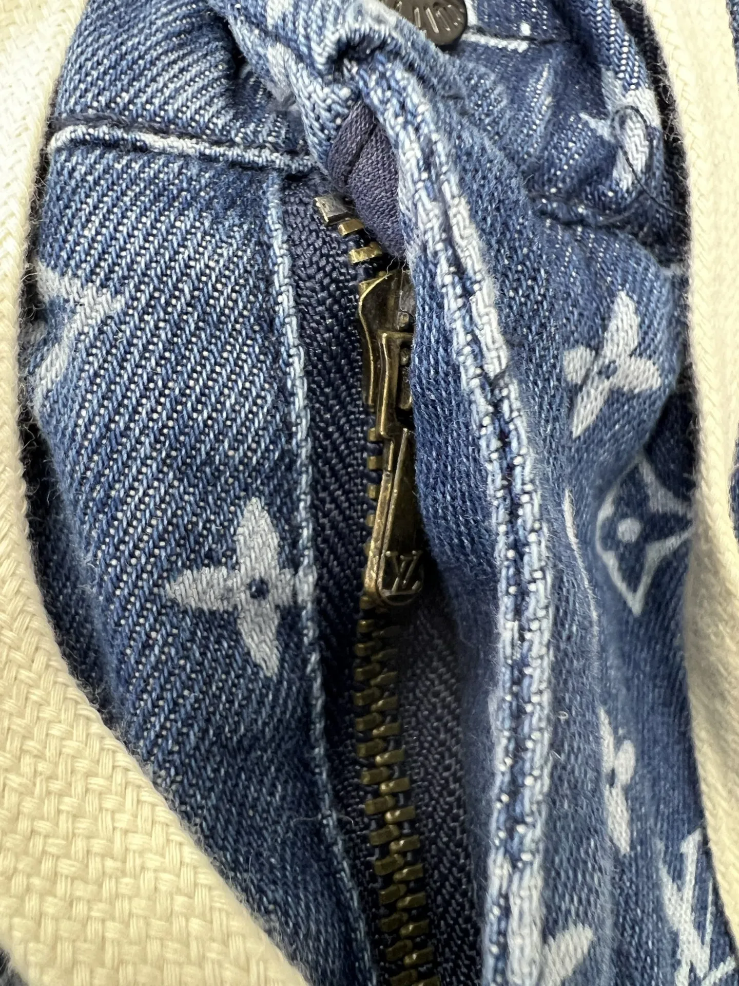 Louis VuittonブルーデニムパンツSMLサイズ - 画像 (8)