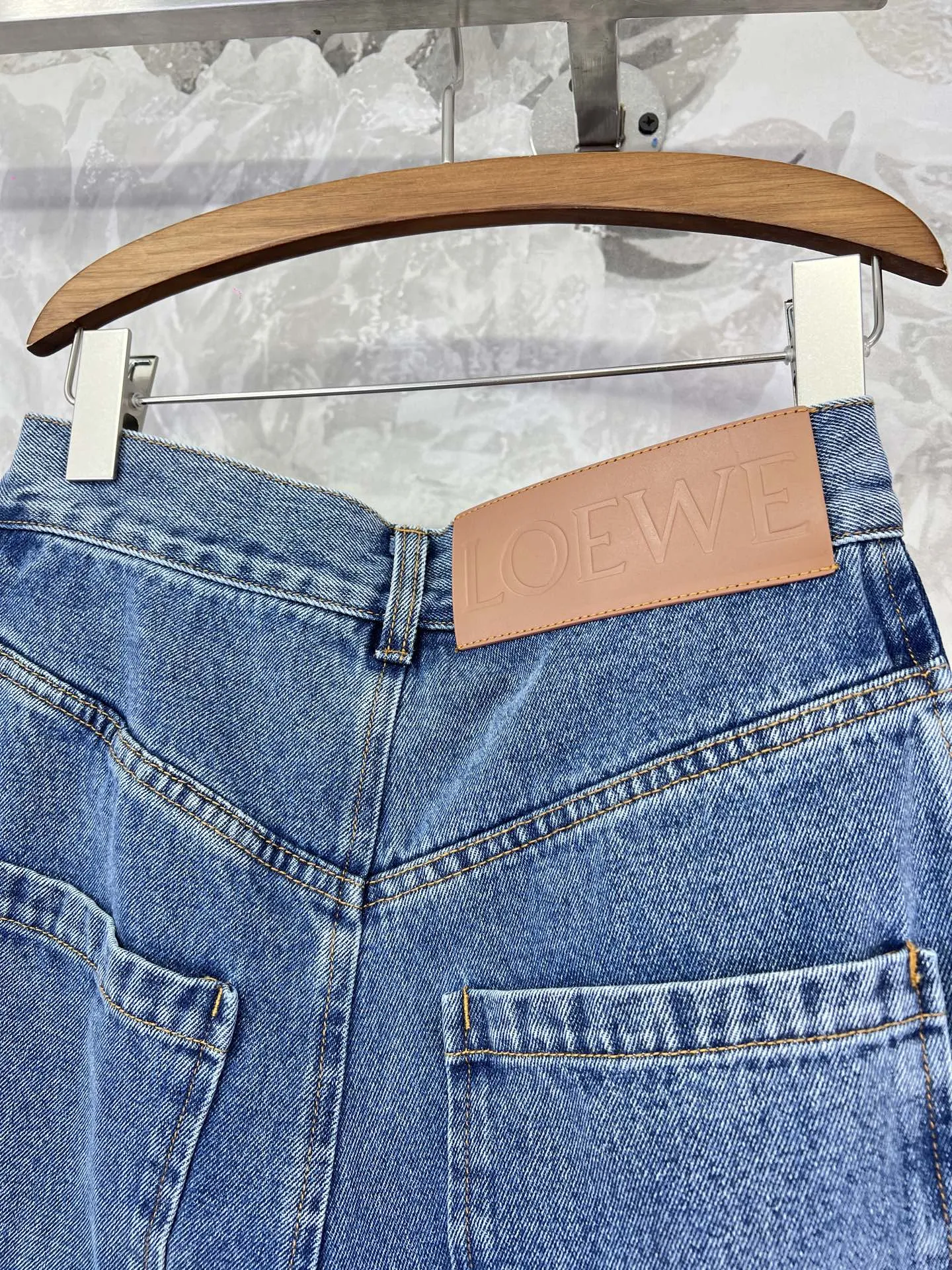 Loewe レーザーカットブルーデニムパンツ - 画像 (8)