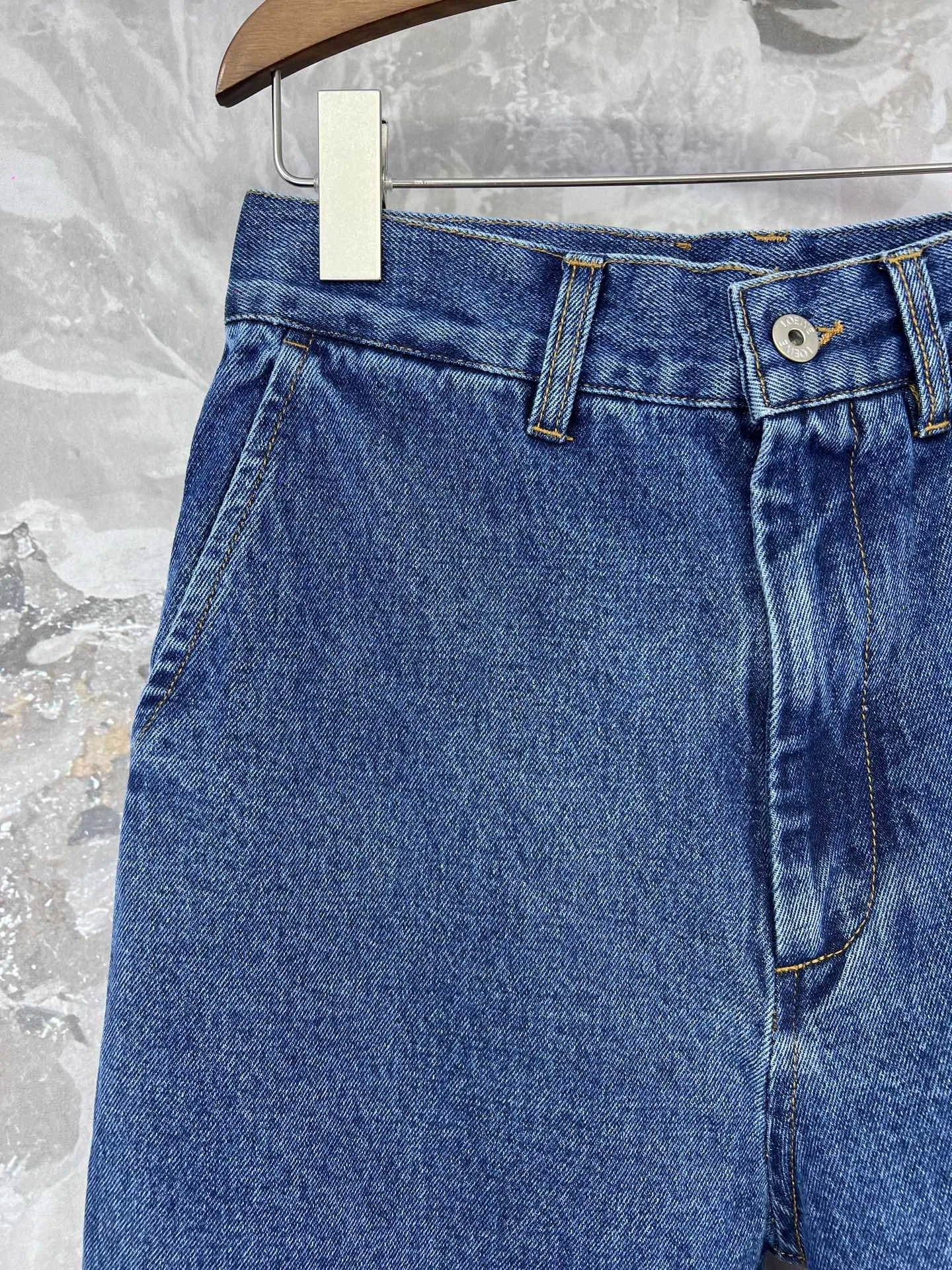 Loewe ブルー焼花直筒デニムパンツ - 画像 (3)