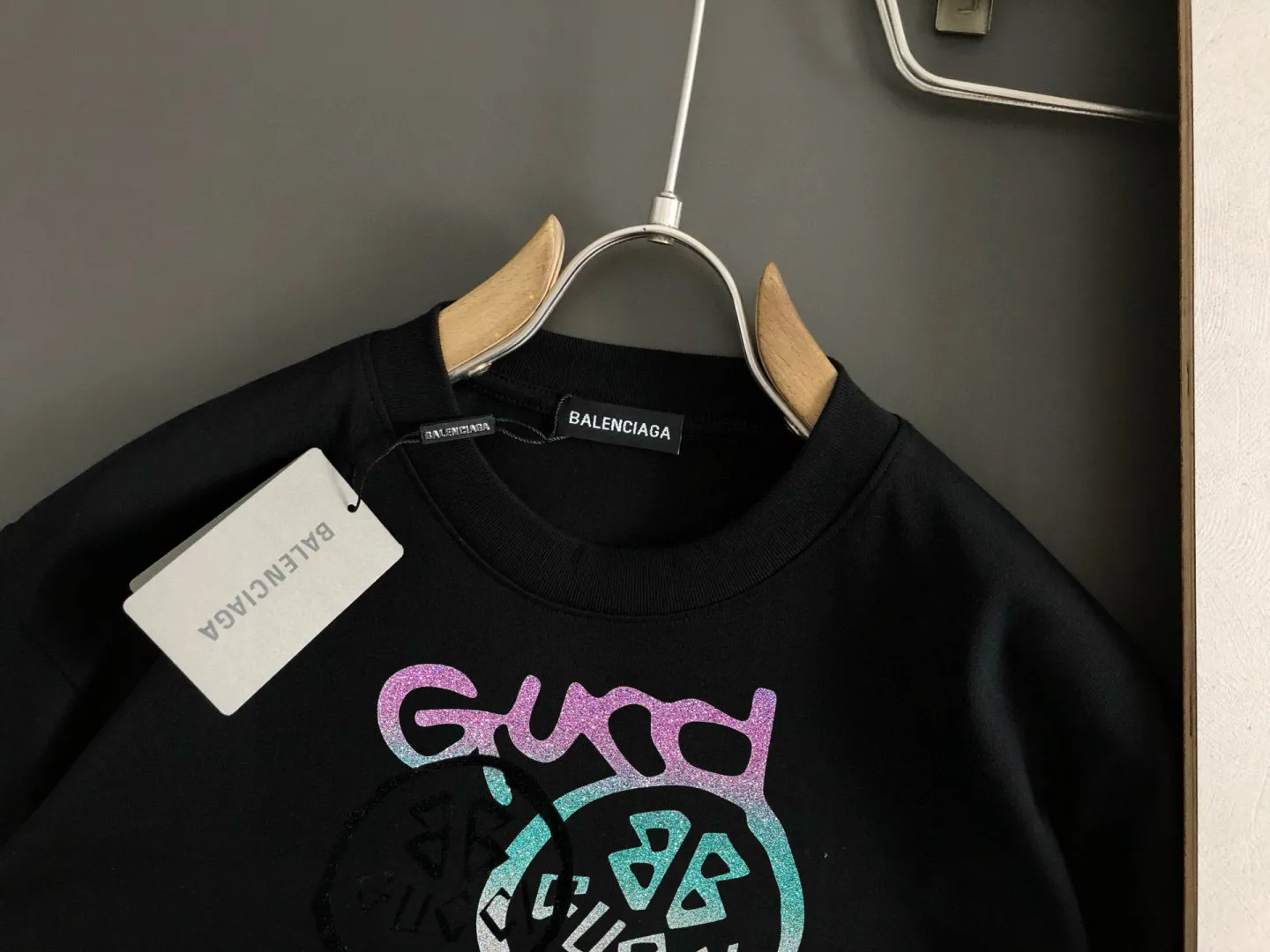 Balenciaga 2025SS 白 ラウンドネックのおしゃれなTシャツ - 画像 (10)