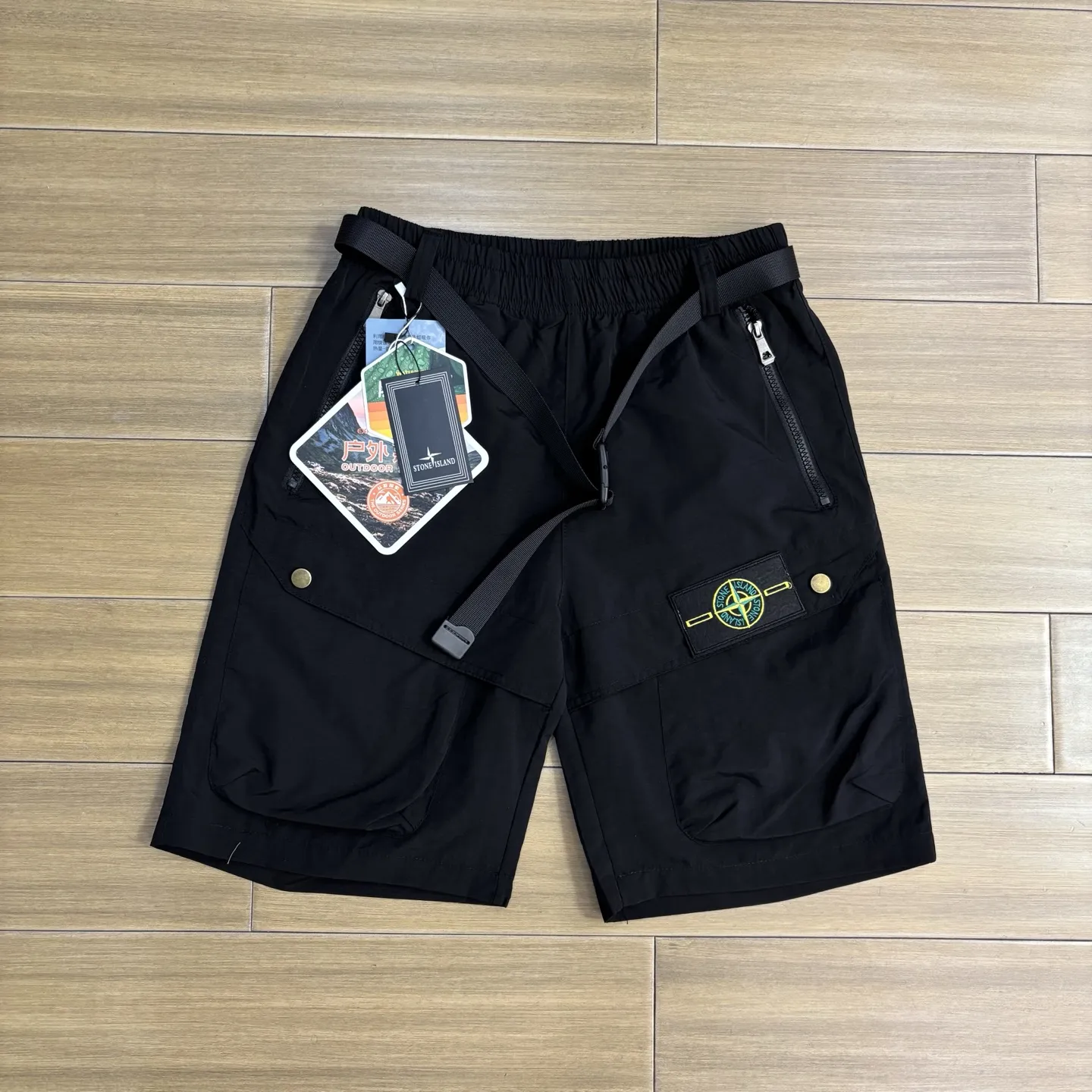 Stone Island カーゴショーツワイドフィット - 画像 (4)